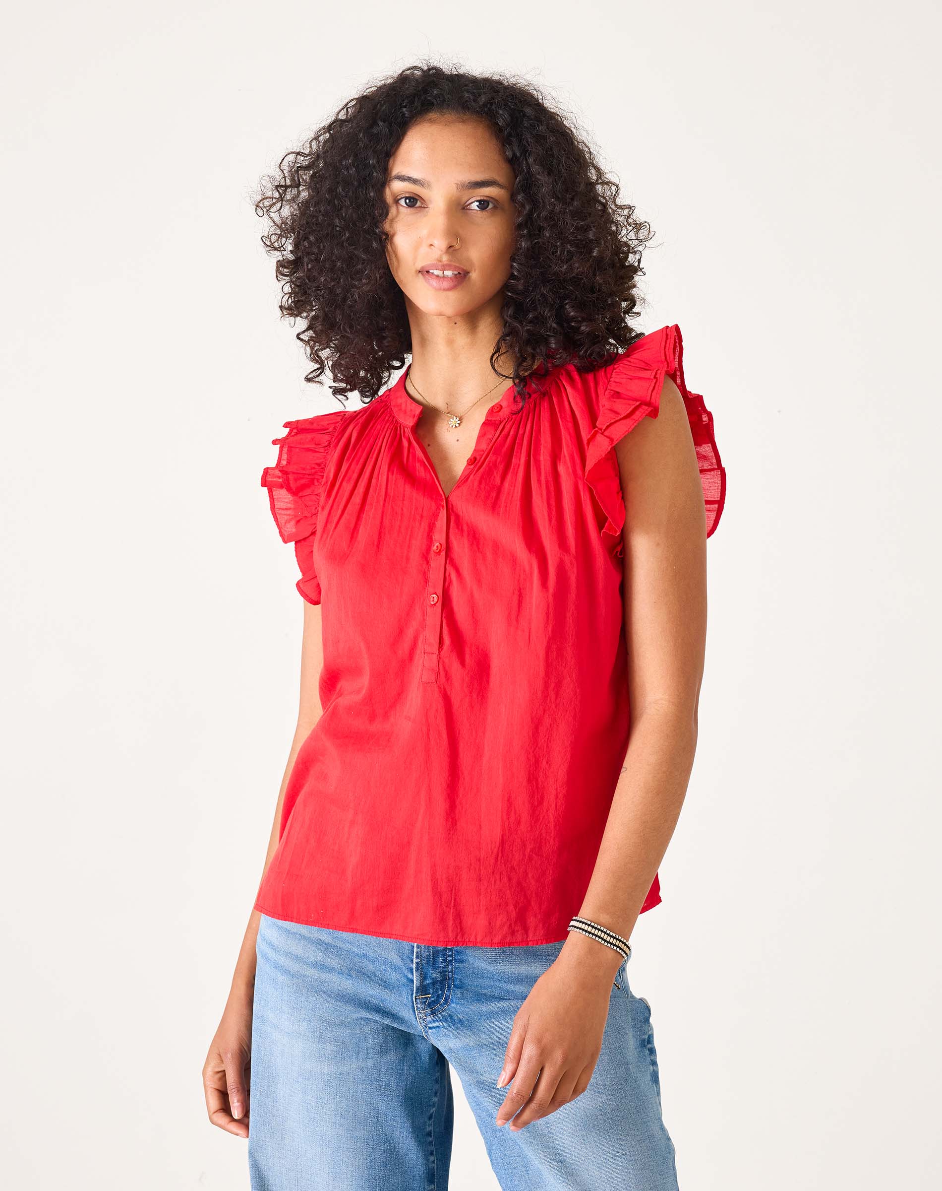 Flutter Sleeve Top