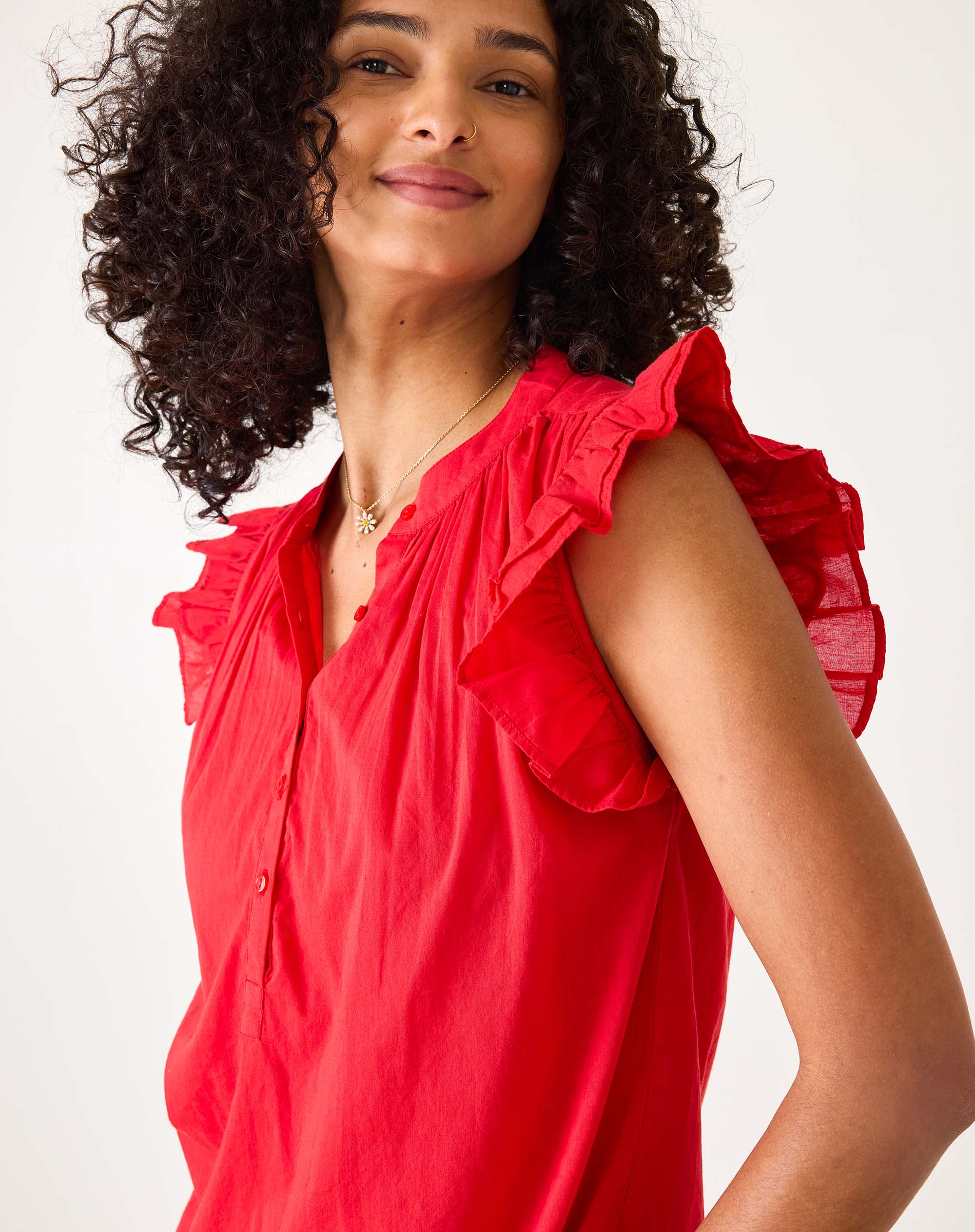 Flutter Sleeve Top