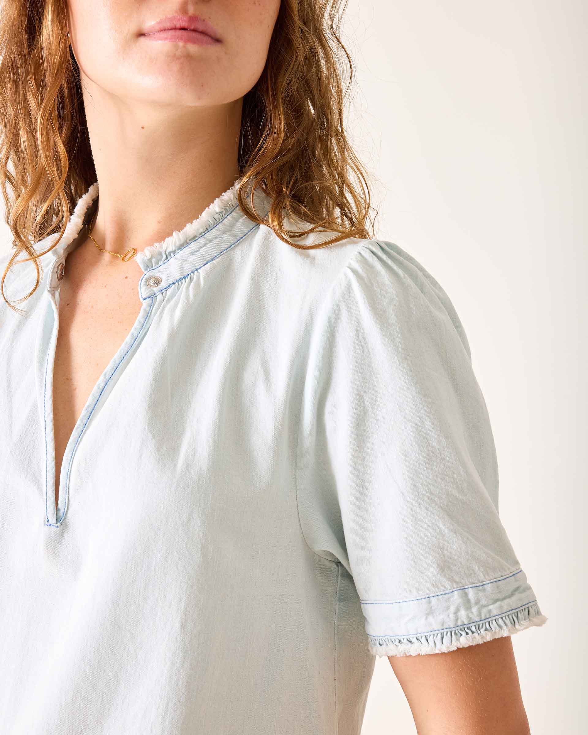 Sweet Clementine V-Neck Top