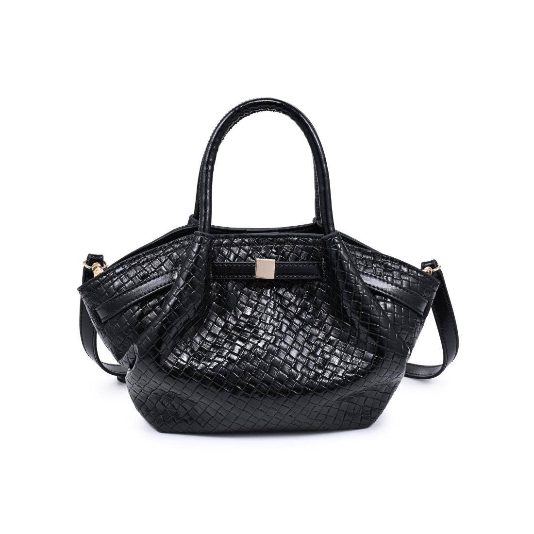 Selena Embossed Woven Crossbody