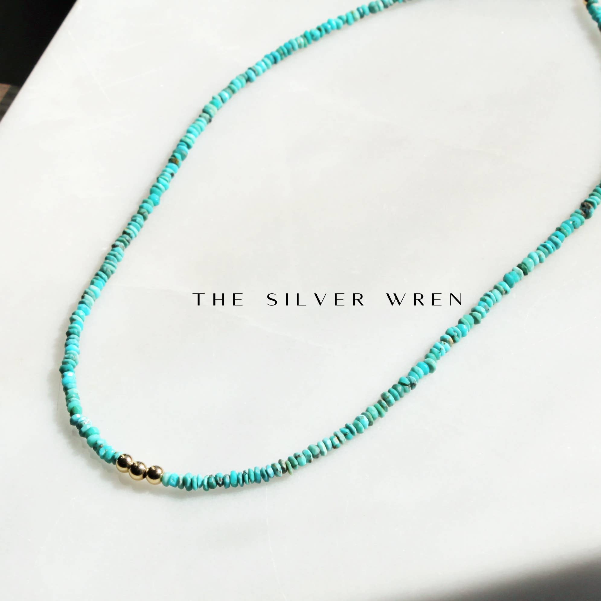 Nyla Beaded Turquoise Necklace