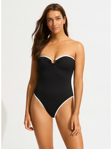 Ring Front Bandeau One Piece