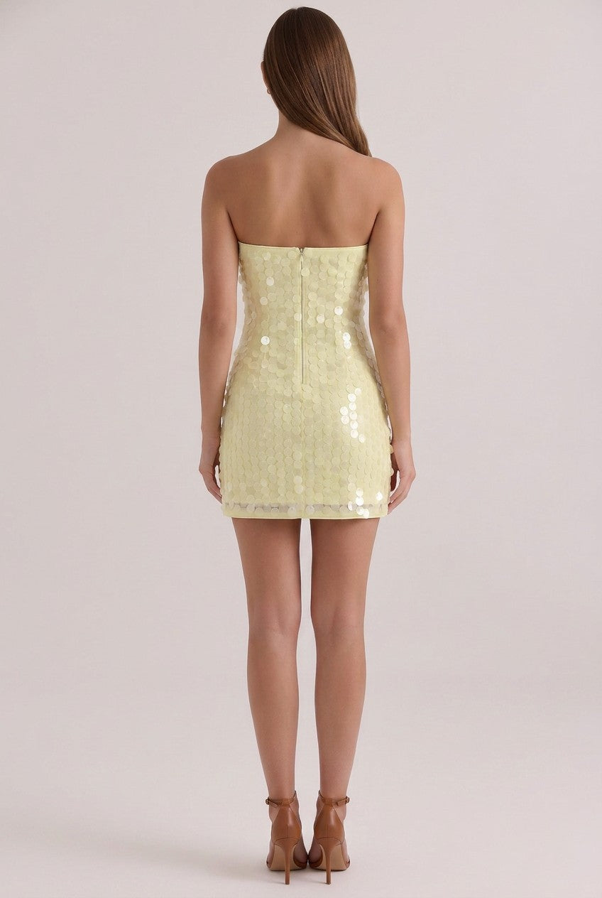 Golden Hour Sequin Mini Dress