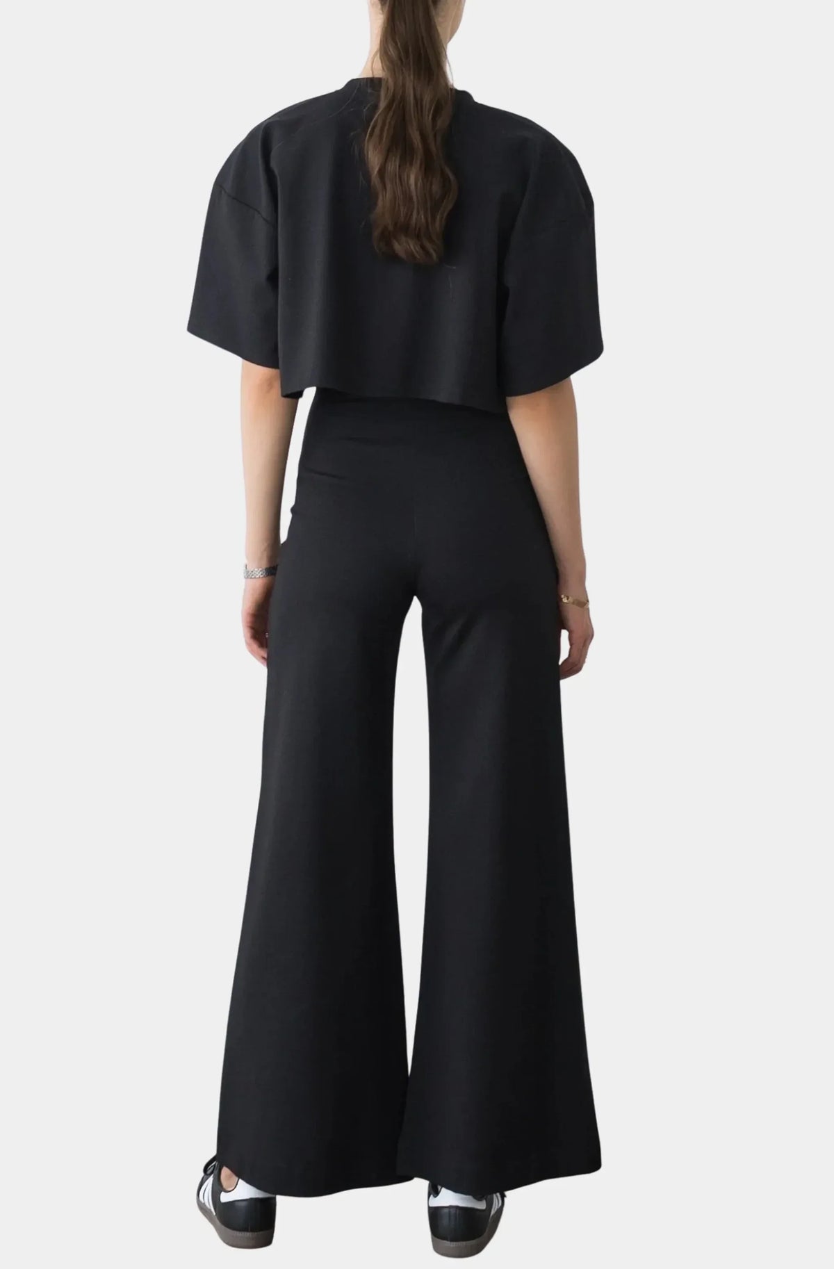 Ponte Knit Crop Top