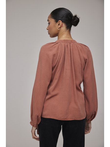 Full Sleeve Raglan Button Down