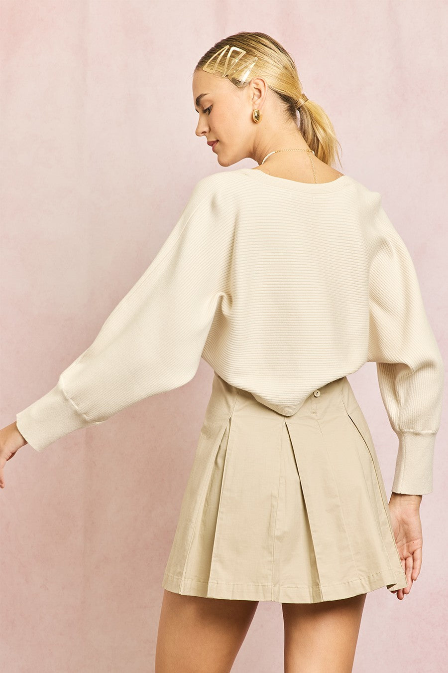 Katerina Ribbed Knit Bolero