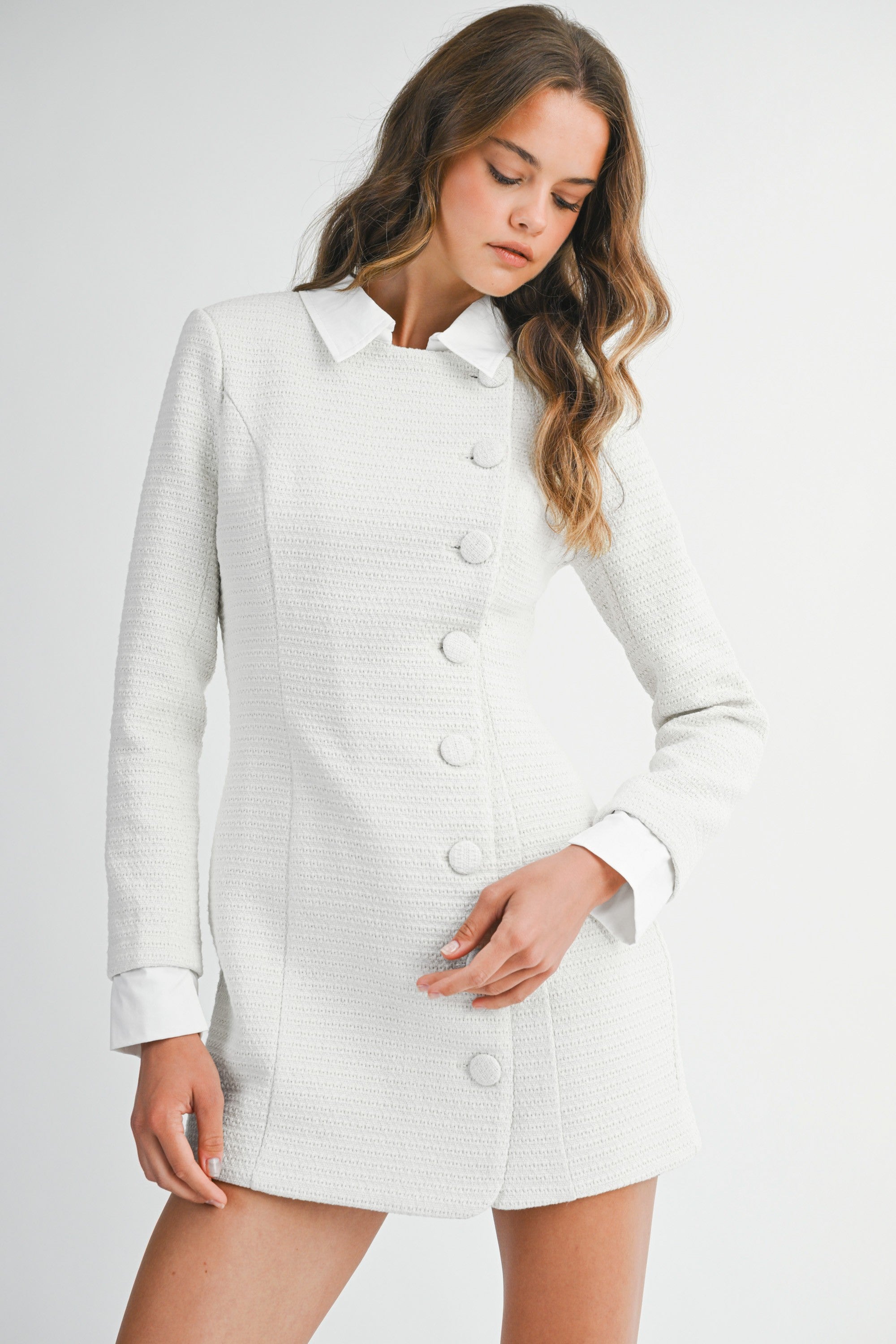 savannah mini dress SAVANNAH LINEN MINI DRESS