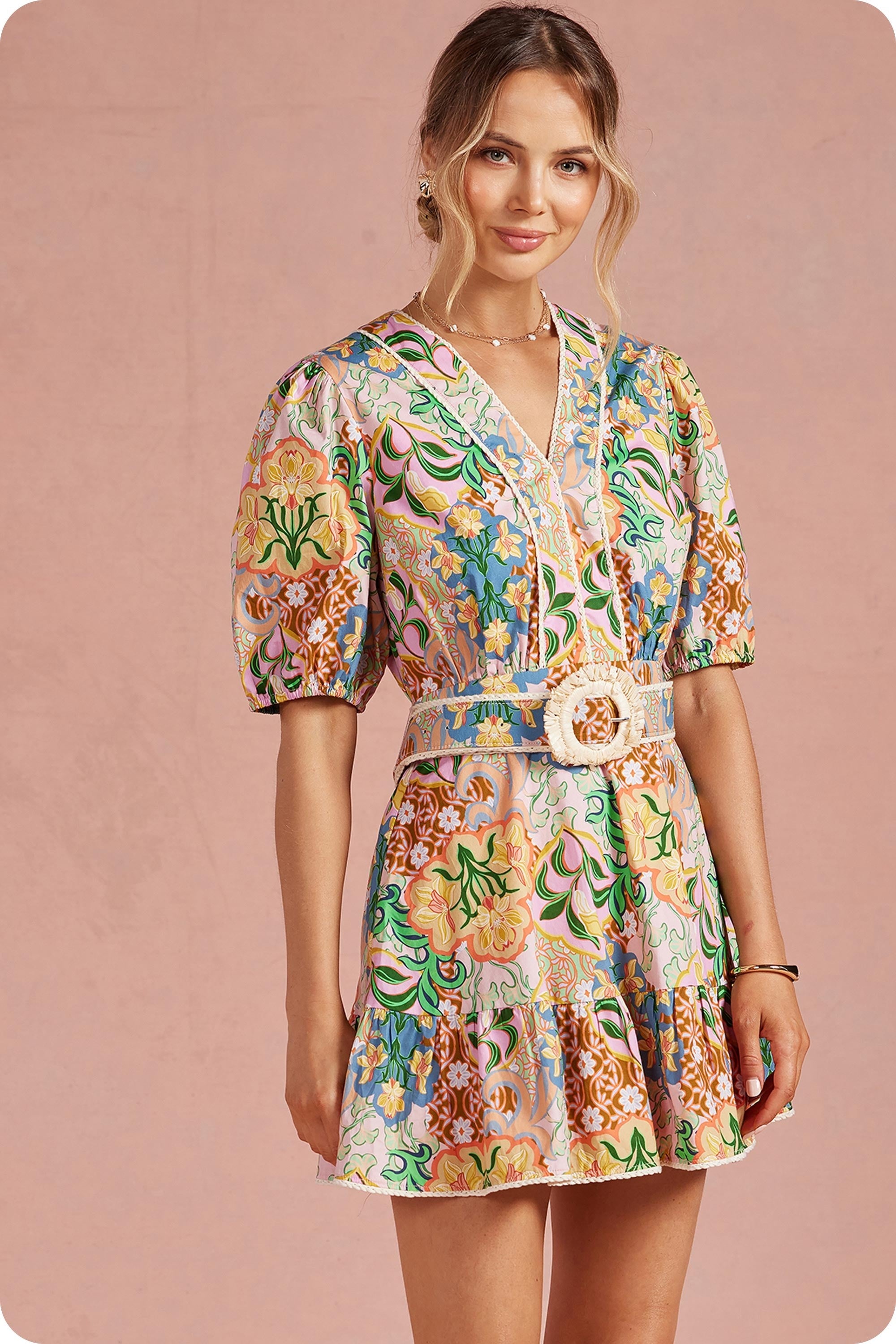 garden party dress mini Lavish Garden Party Mini Dress