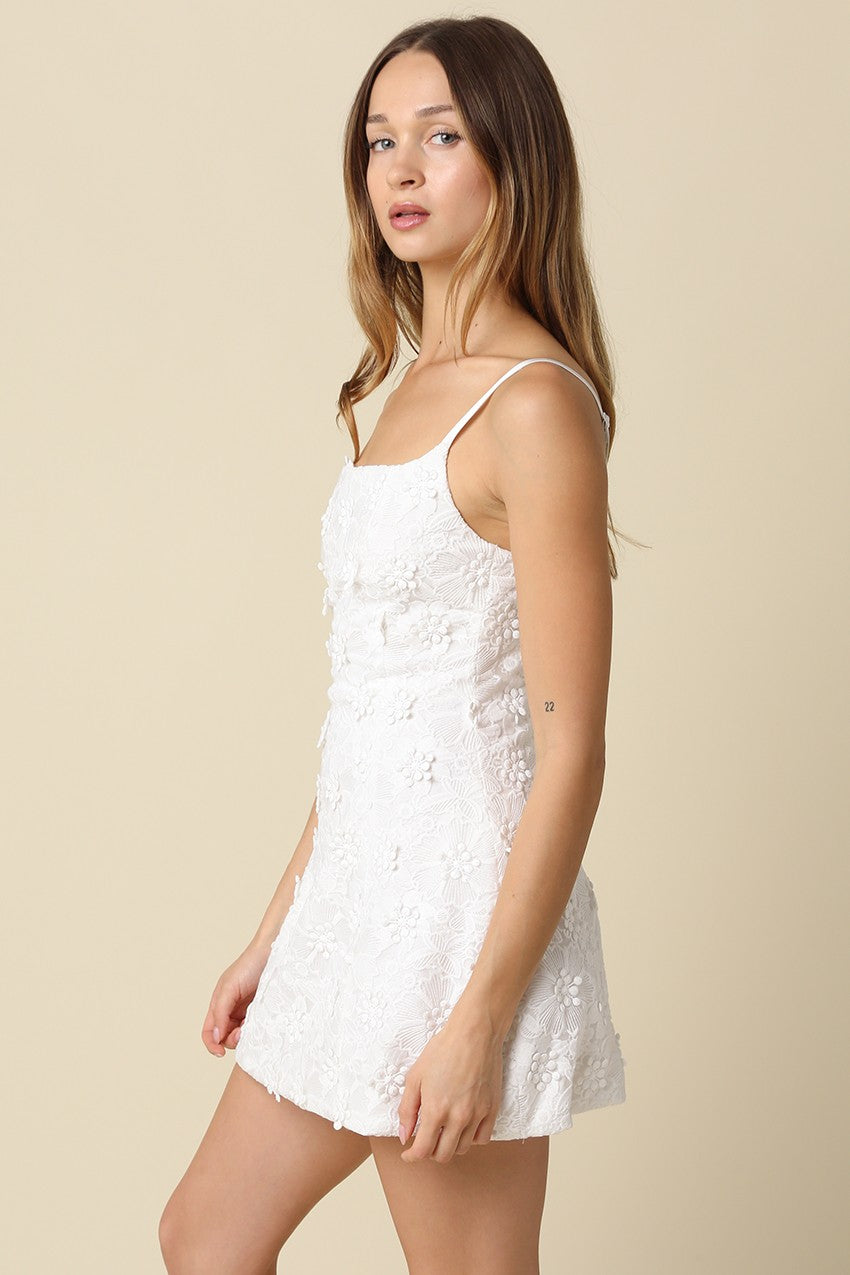 Aria Square Neck Mini Dress
