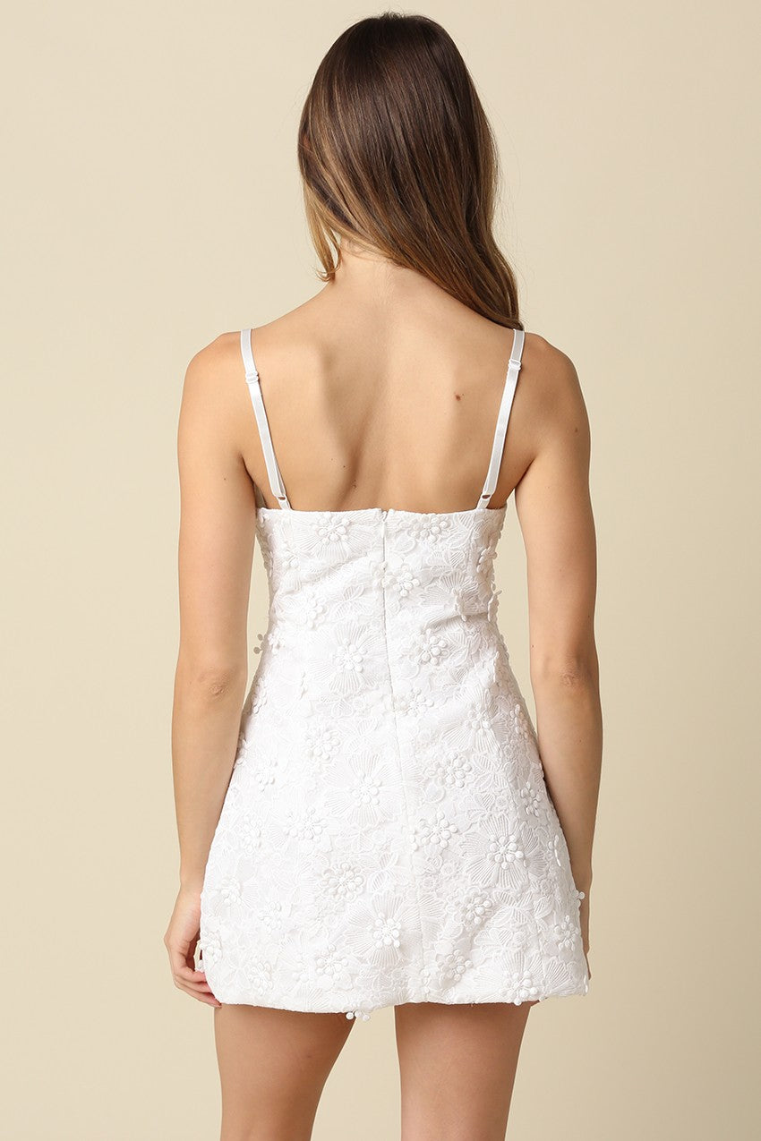 Aria Square Neck Mini Dress