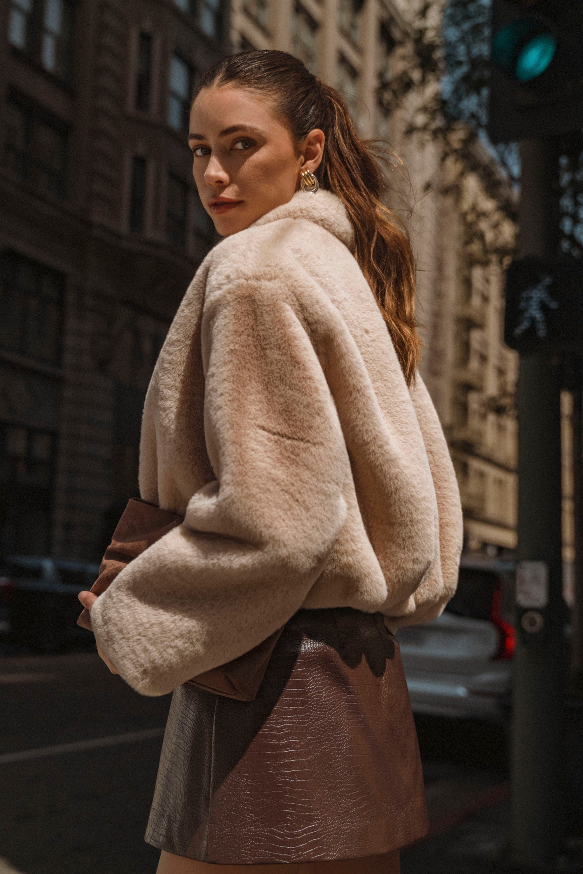 Faux Fur Jacket