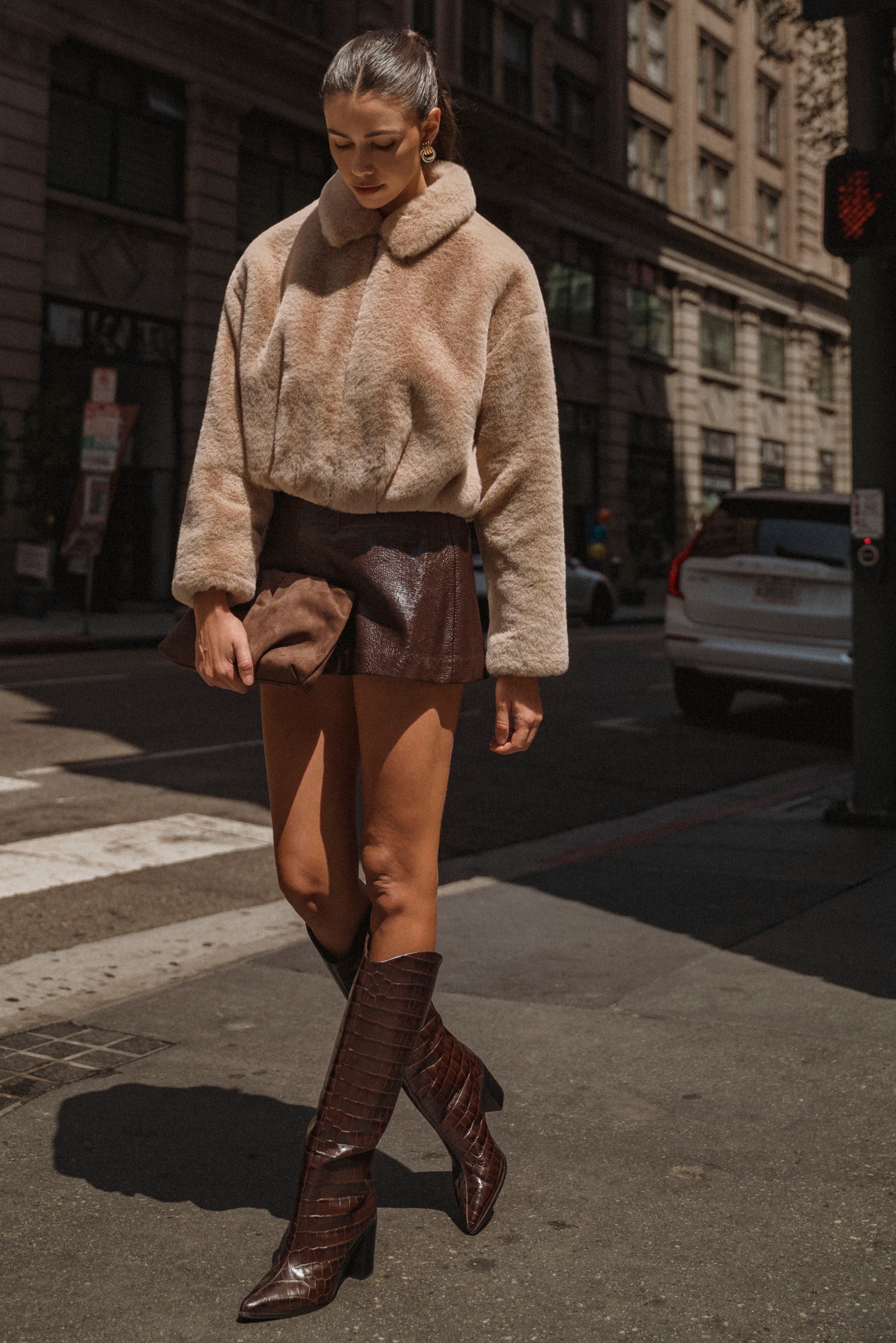 Faux Fur Jacket