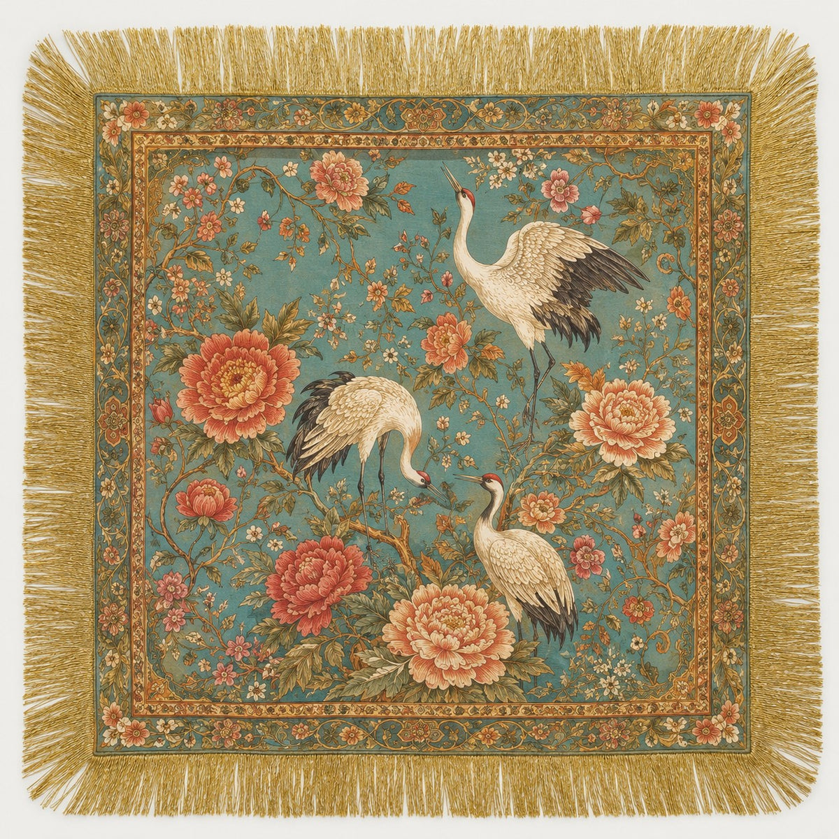Fringe Silky Scarf