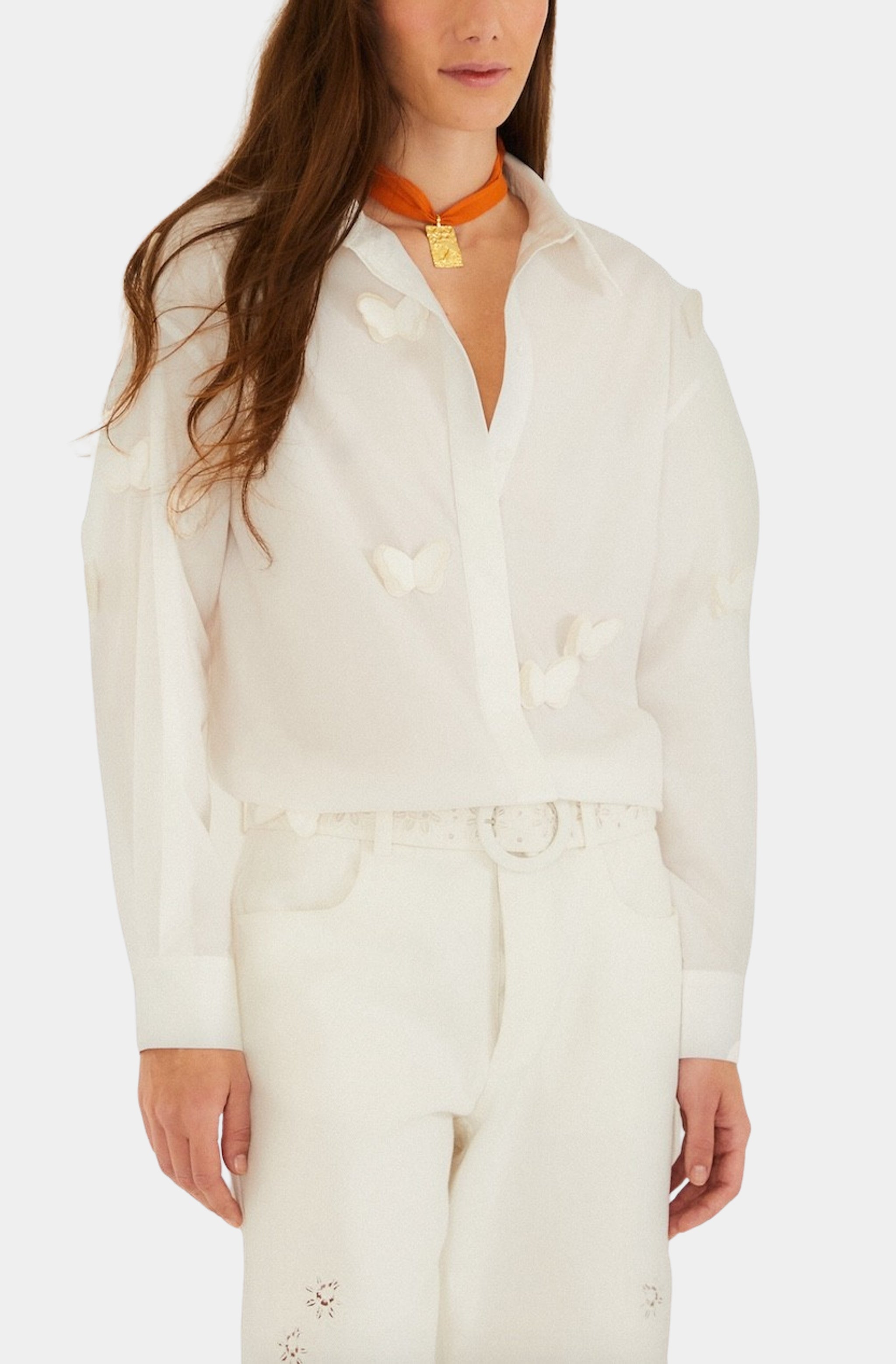 Off-White Butterflies Blouse
