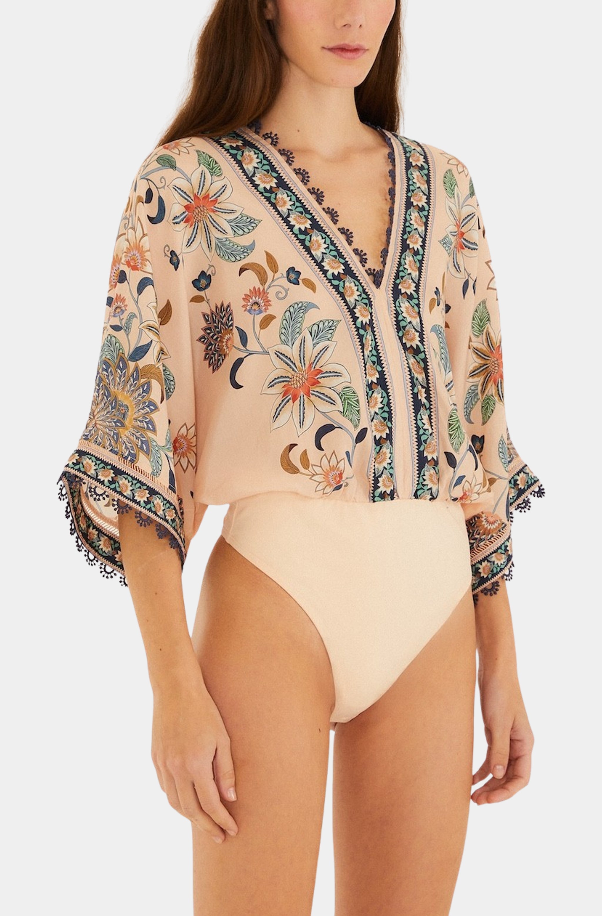 Floral Delhi Tapestry Bodysuit