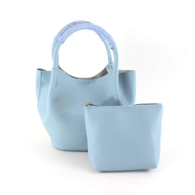 Small Tote Crossbody Bag w/Cosmetic Pouch