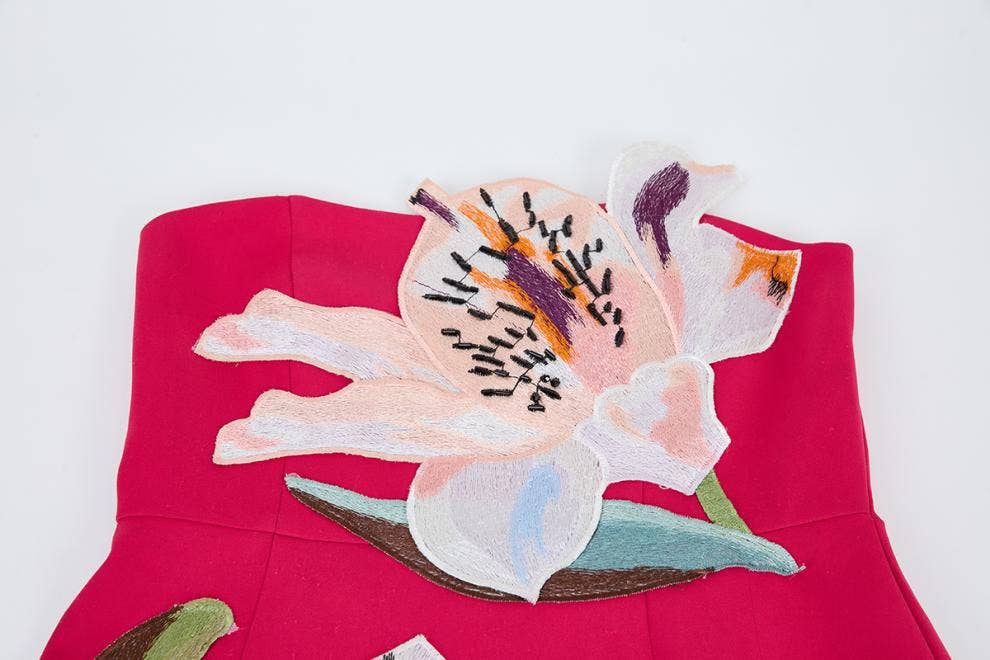 Kristen Floral Applique Mini