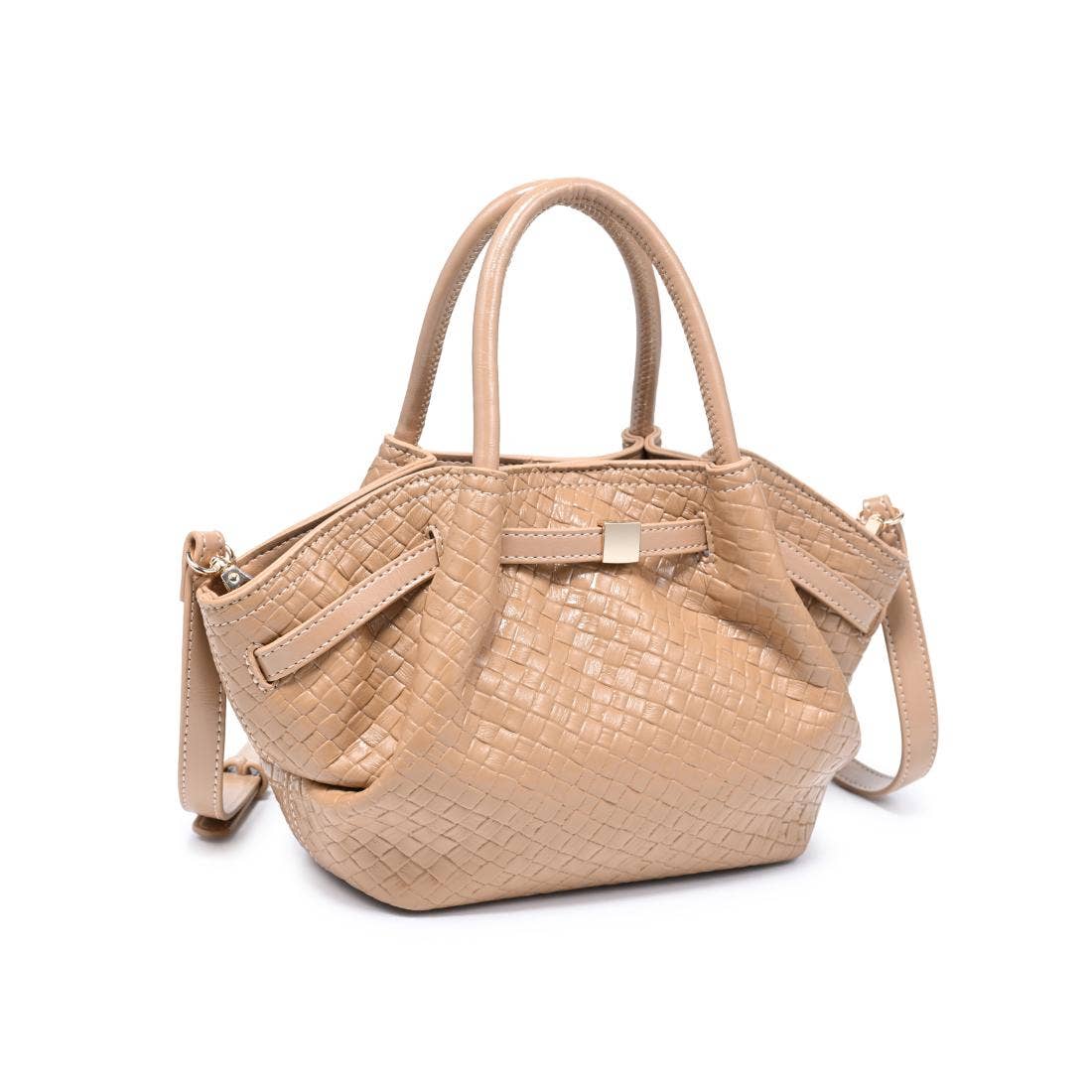 Selena Embossed Woven Crossbody