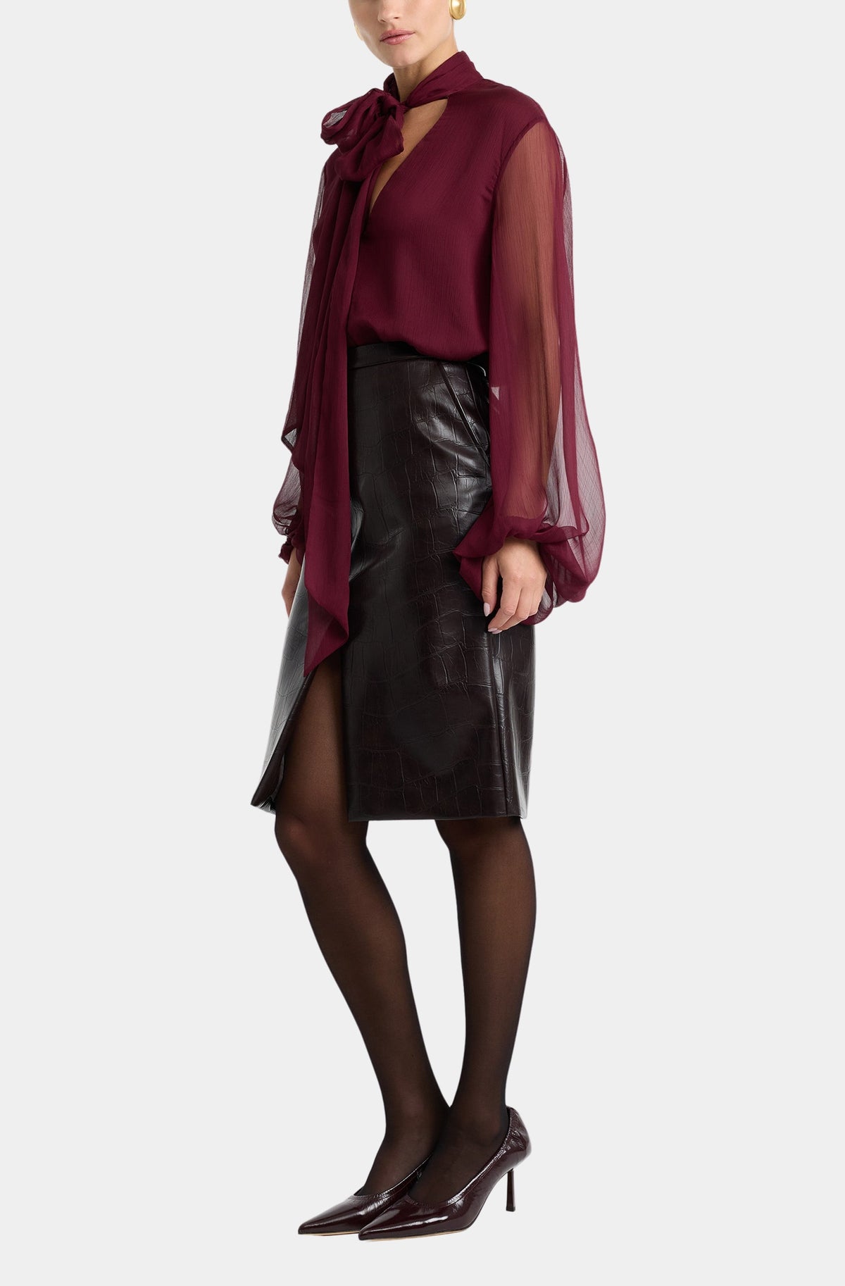 Solace Tie Front Blouse