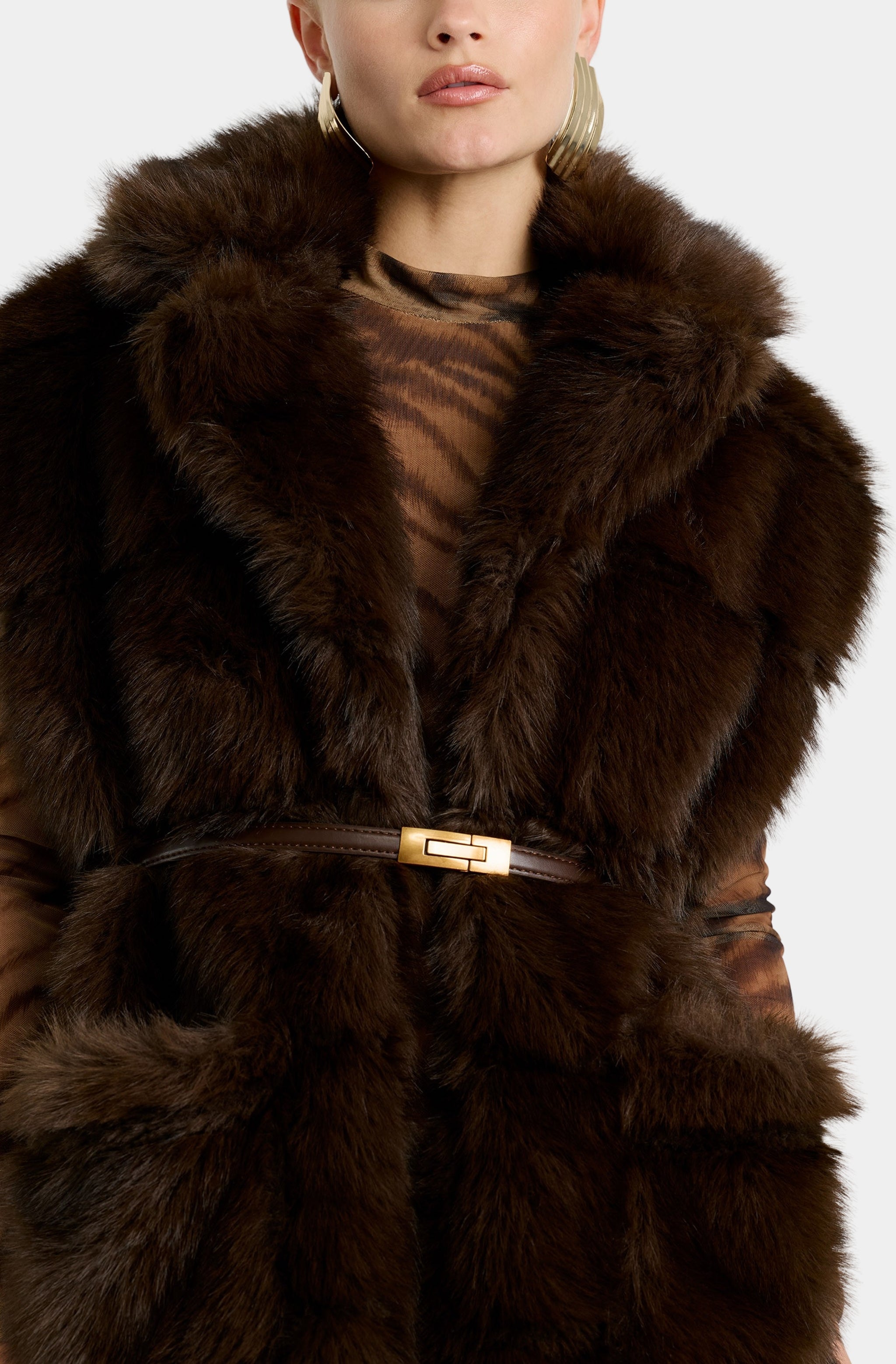 Brentley Faux Fur Vest