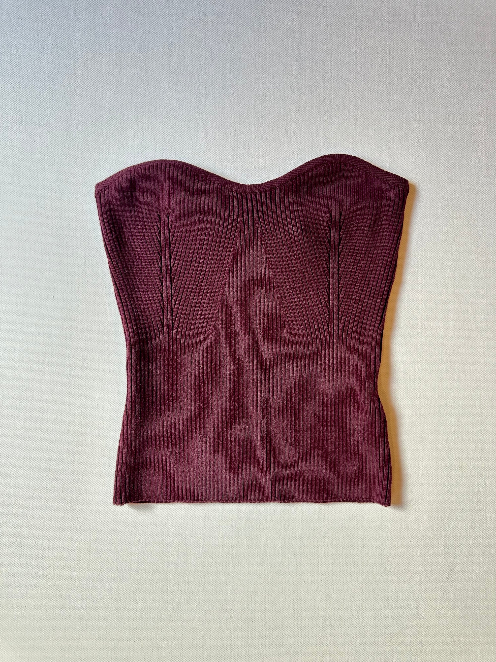 Sweater Tube Top