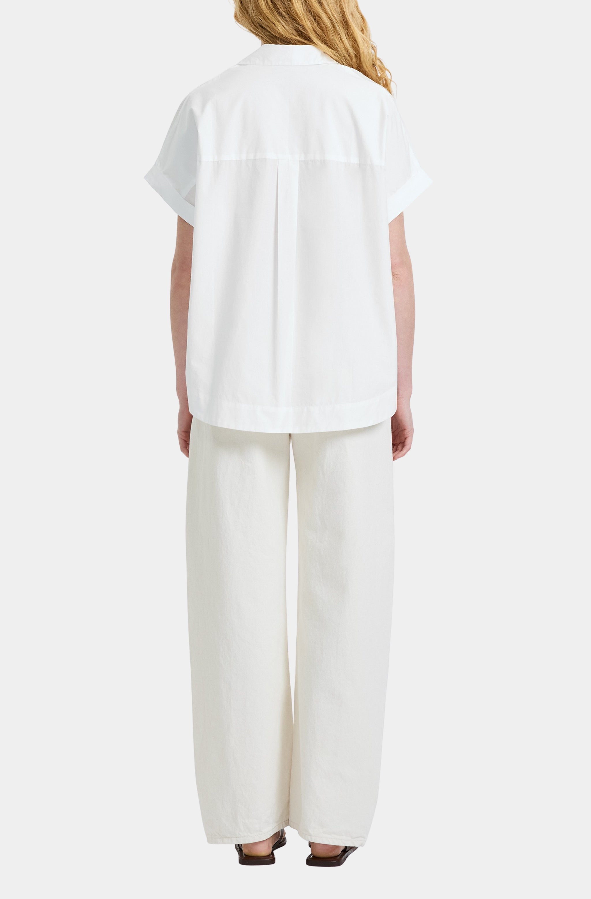 Poplin Collar Pullover