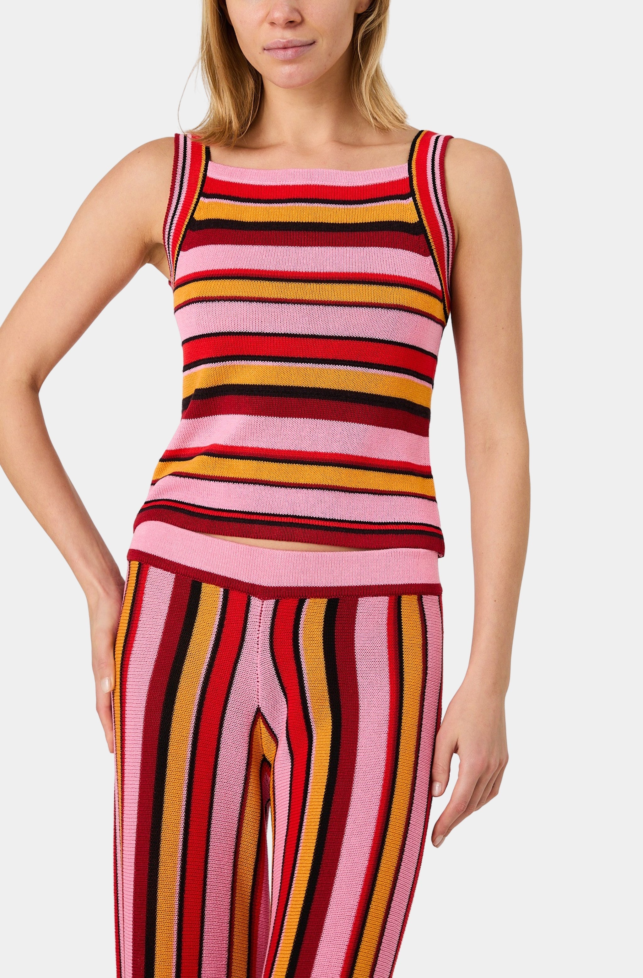 Motley Knit Sleeveless Top
