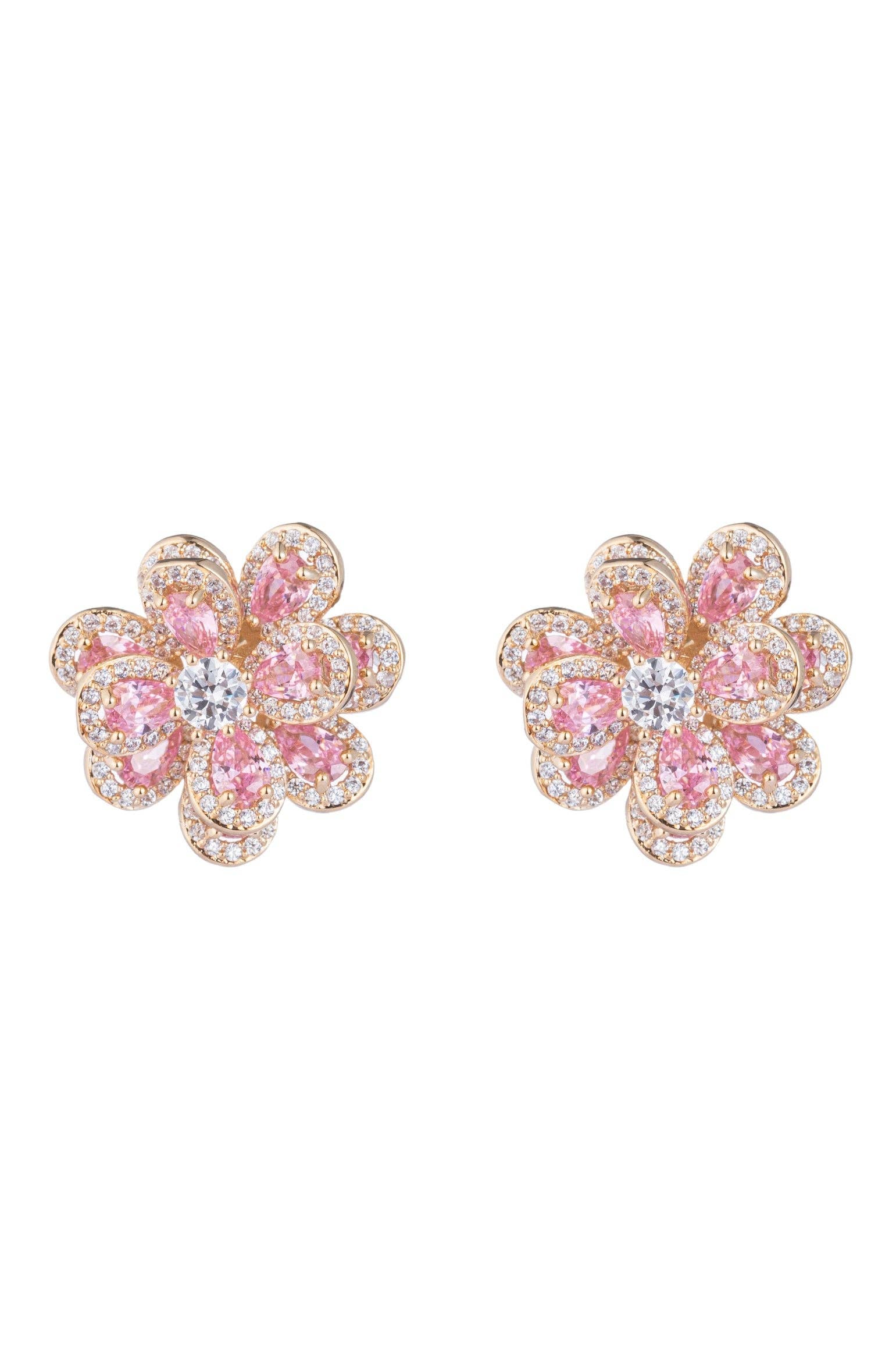 Jada Earrings - Pink