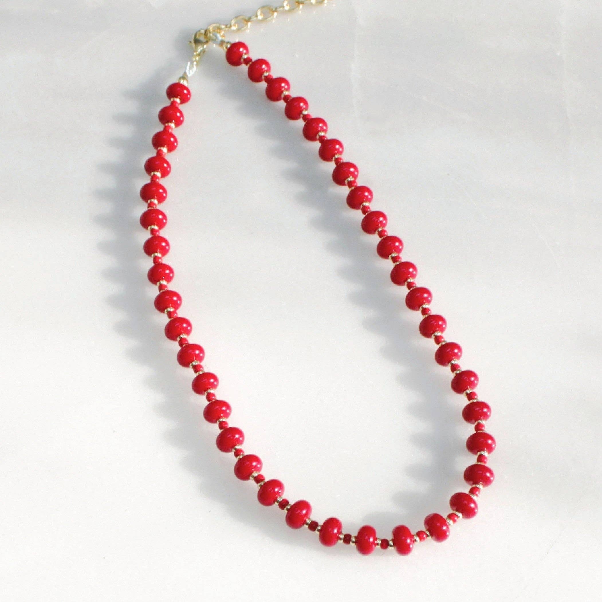 Zia Red Stone Necklace