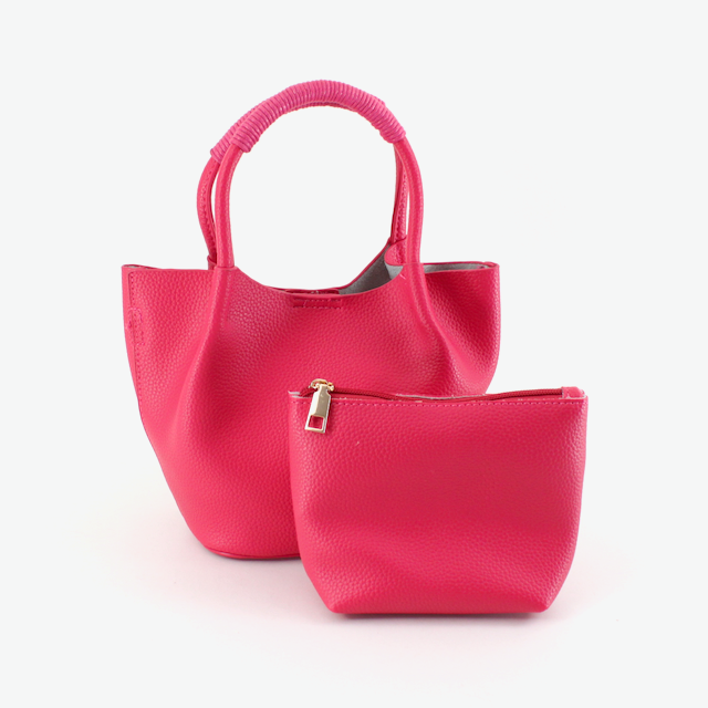 Small Tote Crossbody Bag w/Cosmetic Pouch