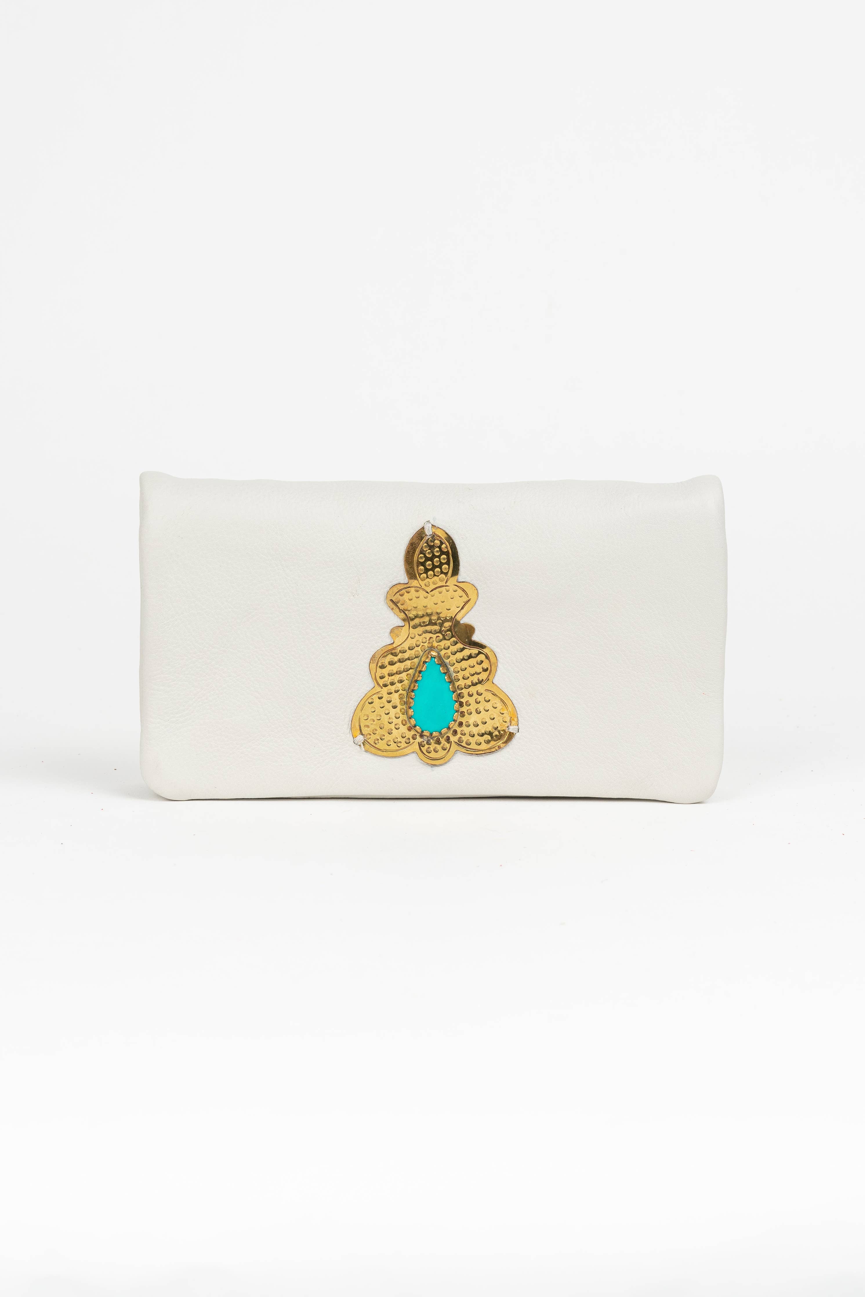 Jewel White Wallet on Chain