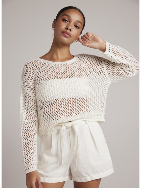 Relaxed Dropped Shoulder Sweater