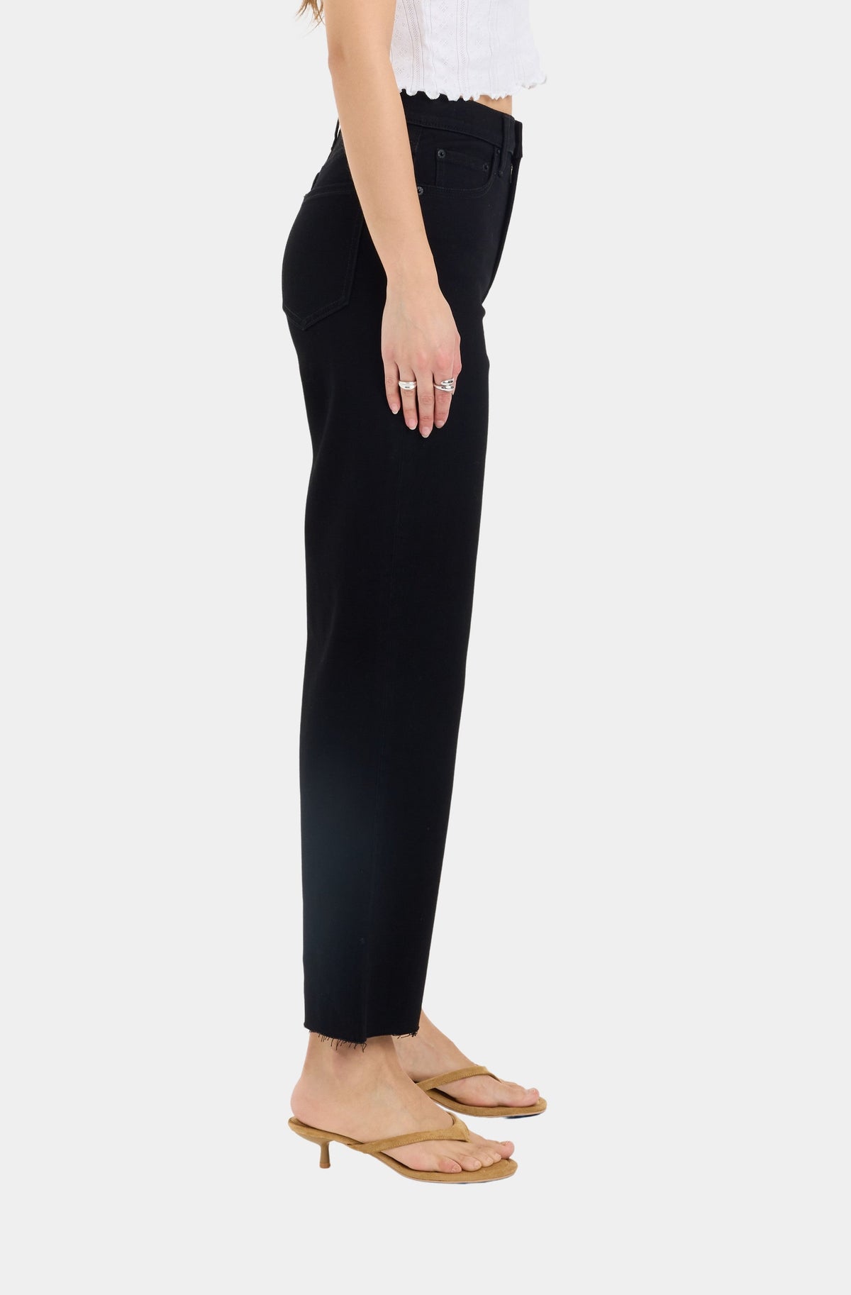 Pleaser High Rise Wide Ankle