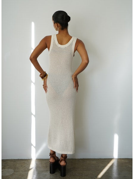 Tyler Open Knit Tank Dress