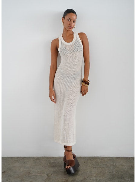 Tyler Open Knit Tank Dress