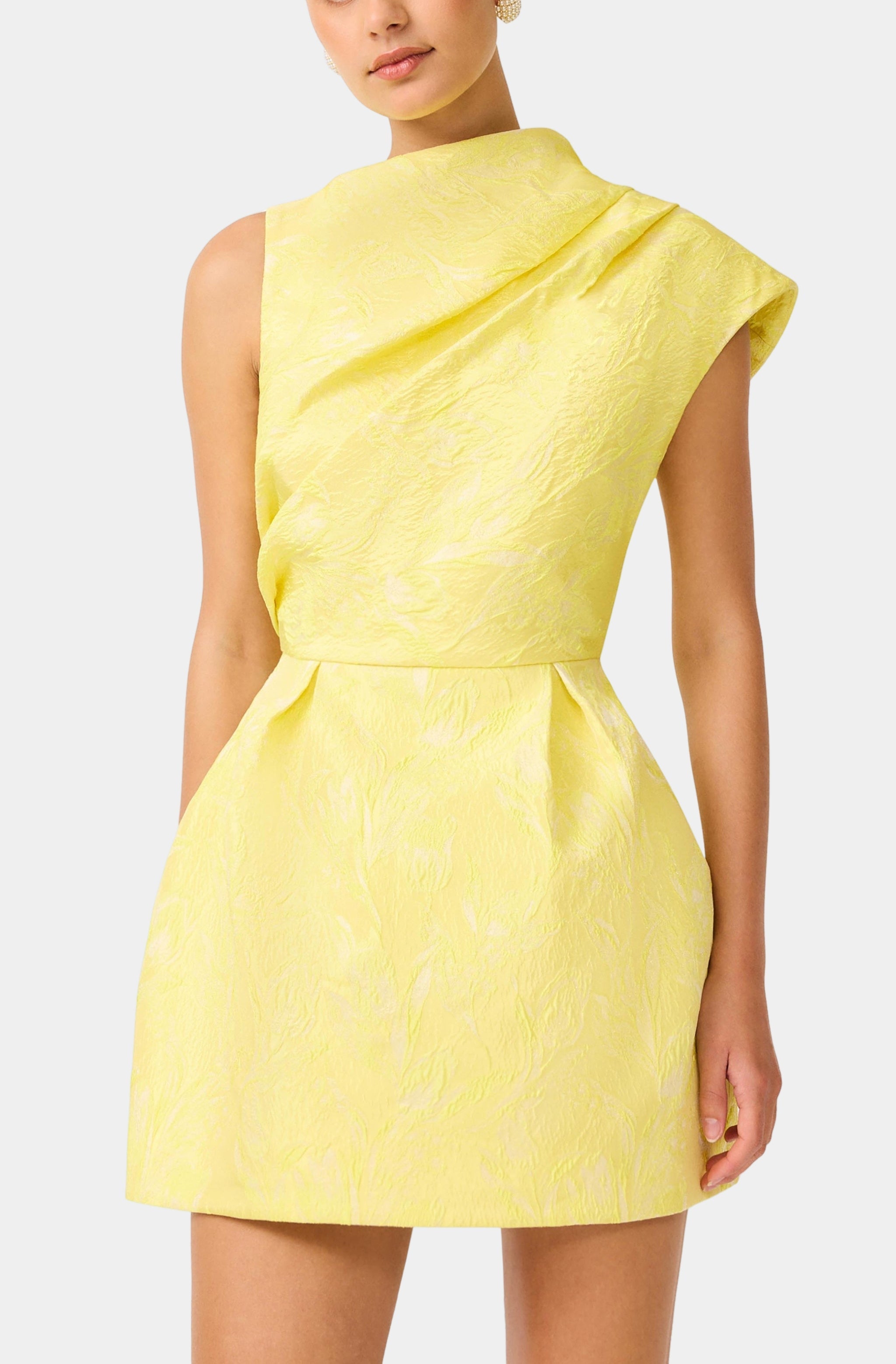 Luella Asymmetric Mini Dress