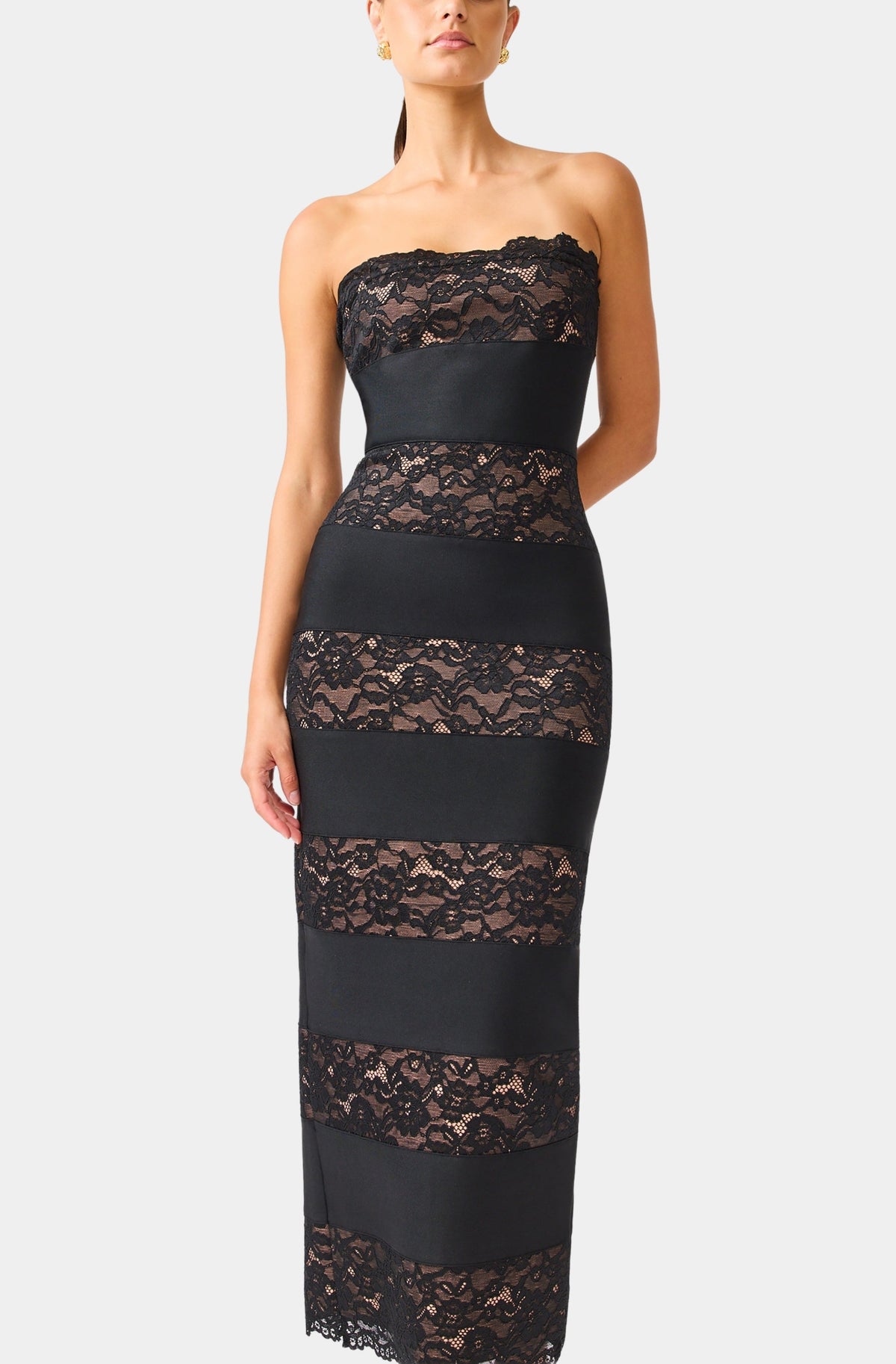Emberly Strapless Gown