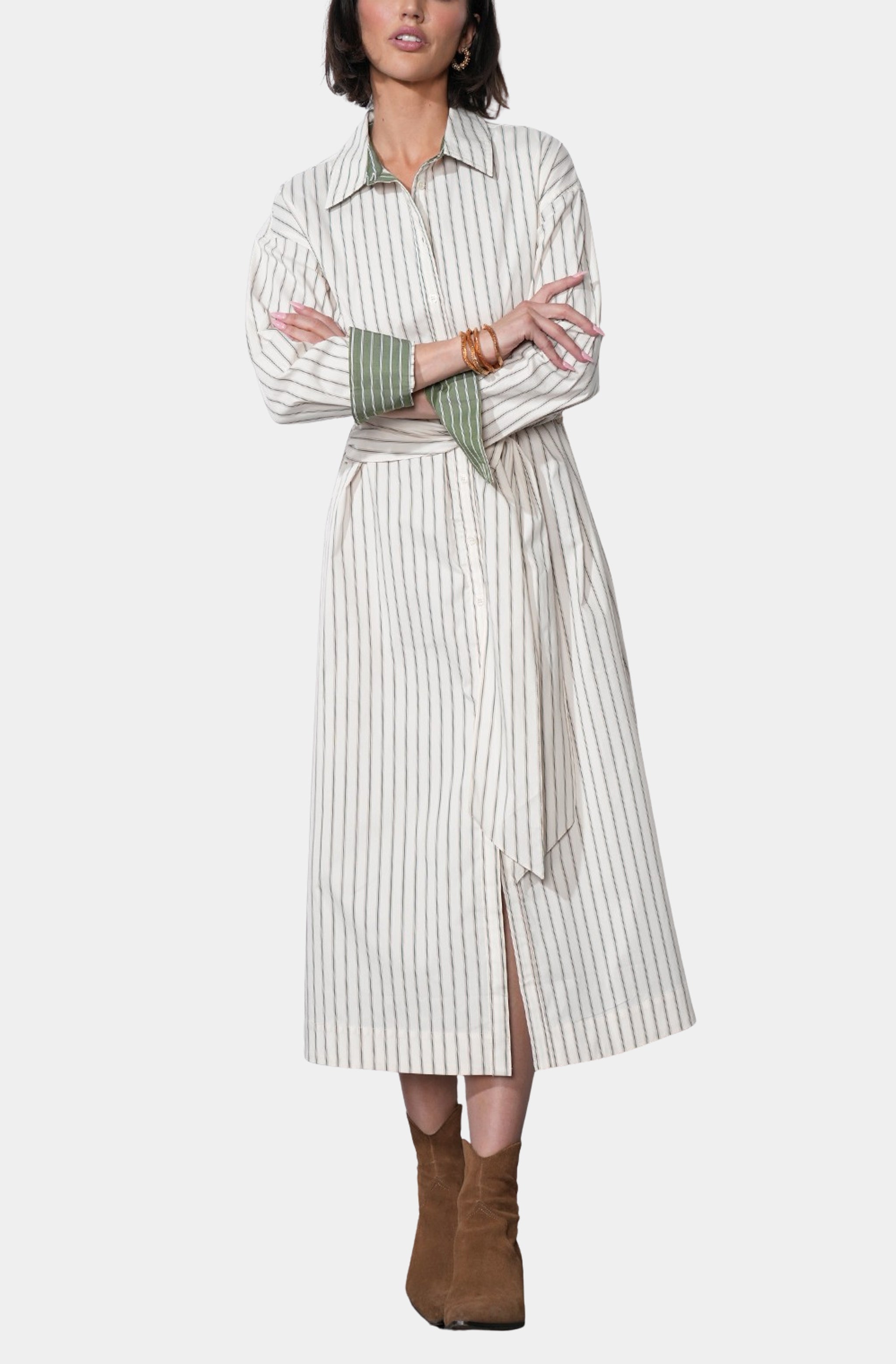 Cosette Open Back Shirt Dress – Hemline Ridgeland