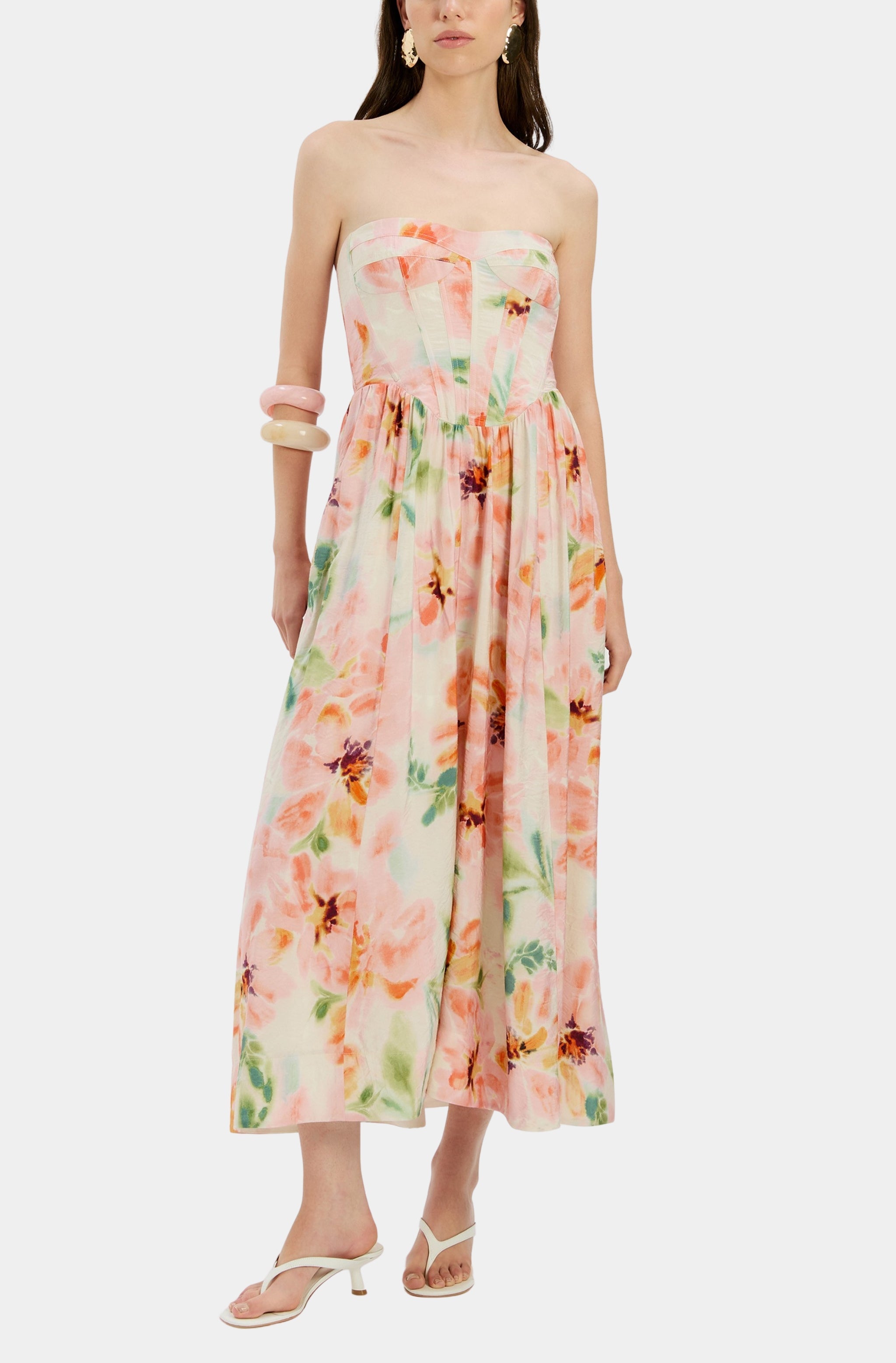 Lola Corset Midi Dress Hemline Ridgeland Lola Corset Midi Dress Hemline Ridgeland
