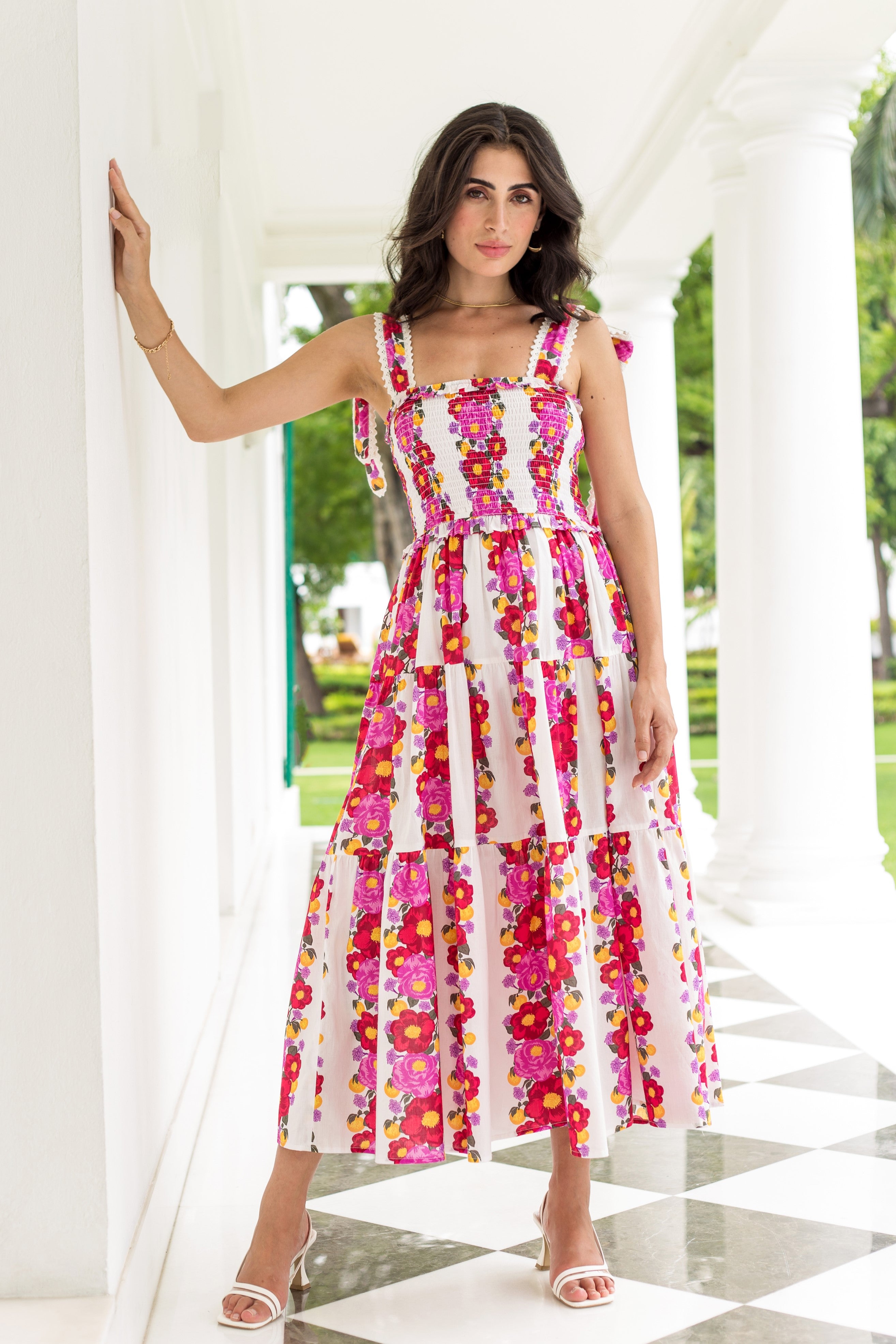 Mia Dress in Grand Villa Rose