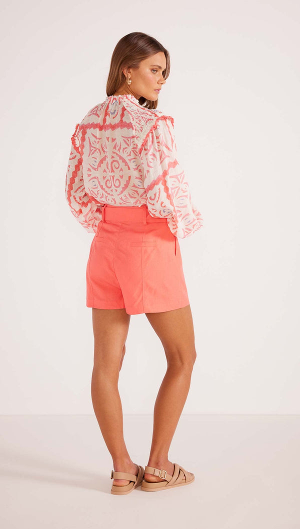 Lila Belted Shorts