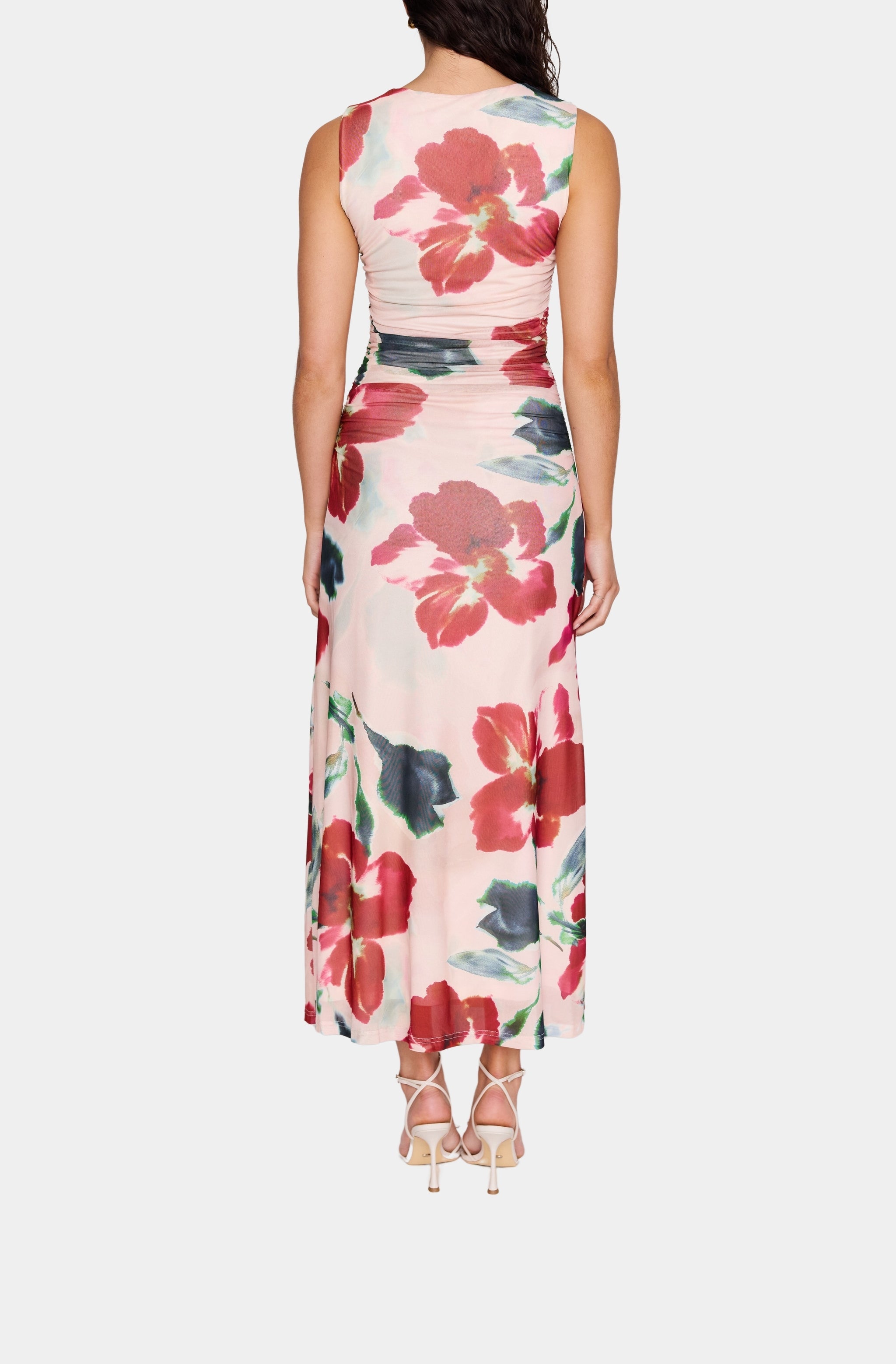 Arabella Mesh Midi Dress