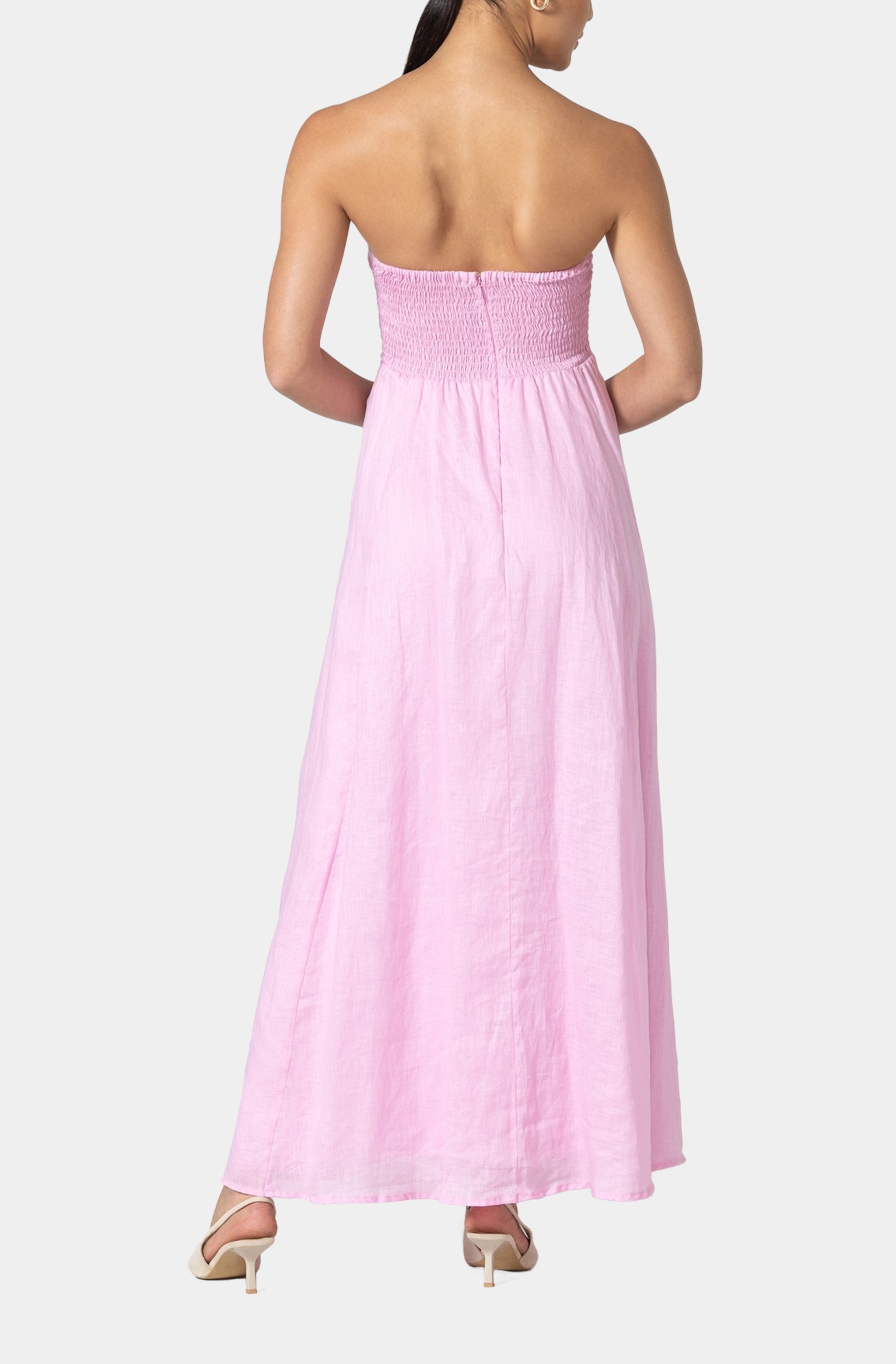 Talia Linen Maxi Dress