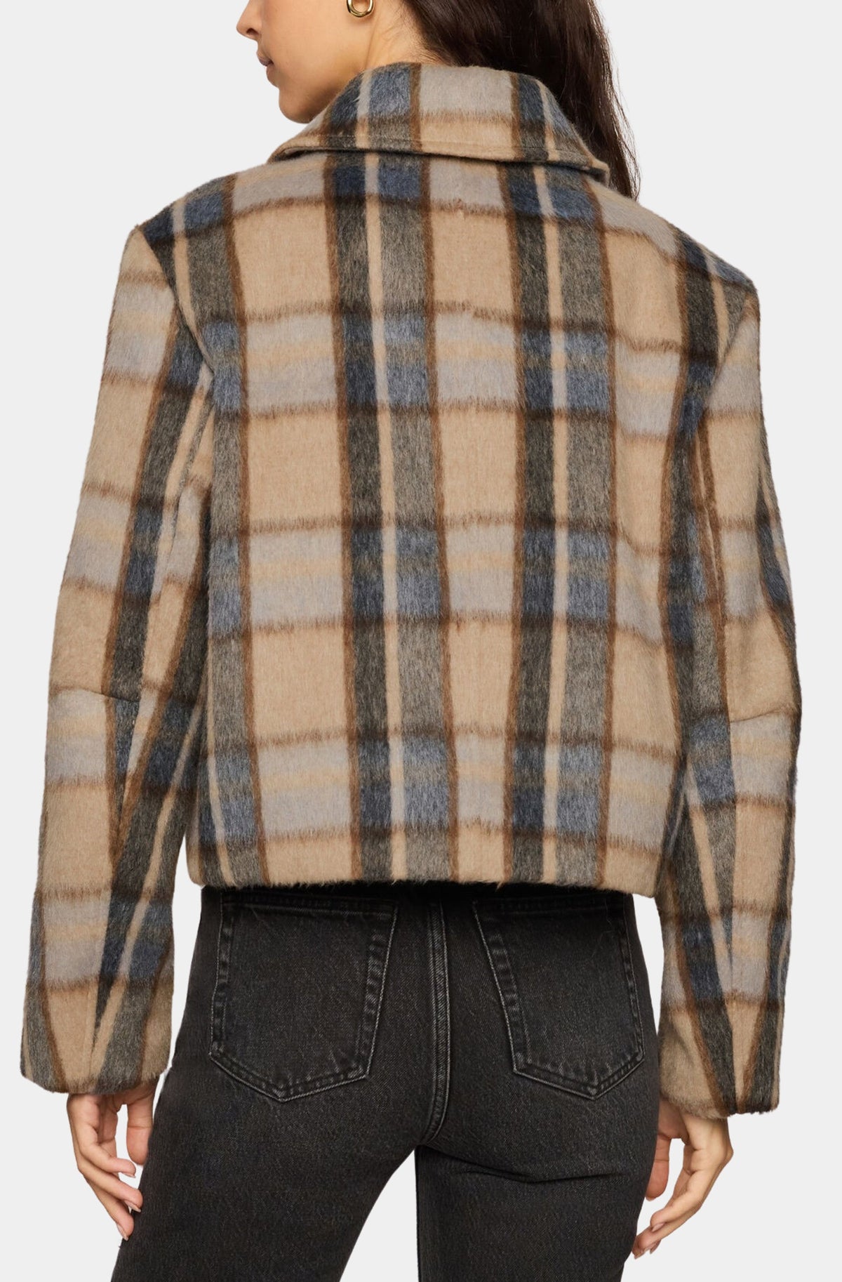 Petra Plaid Shrunken Jacket
