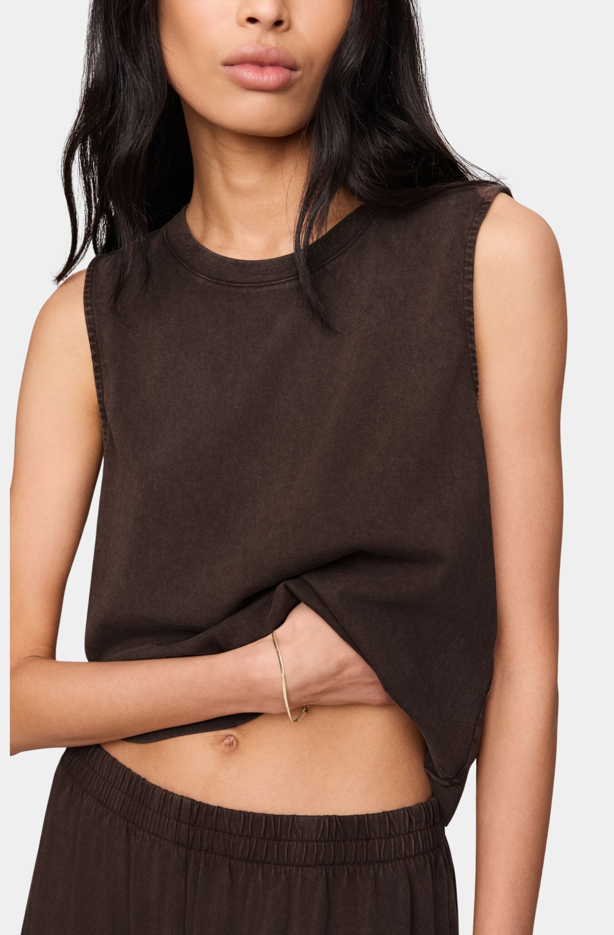 Sloane Jersey Muscle Tank