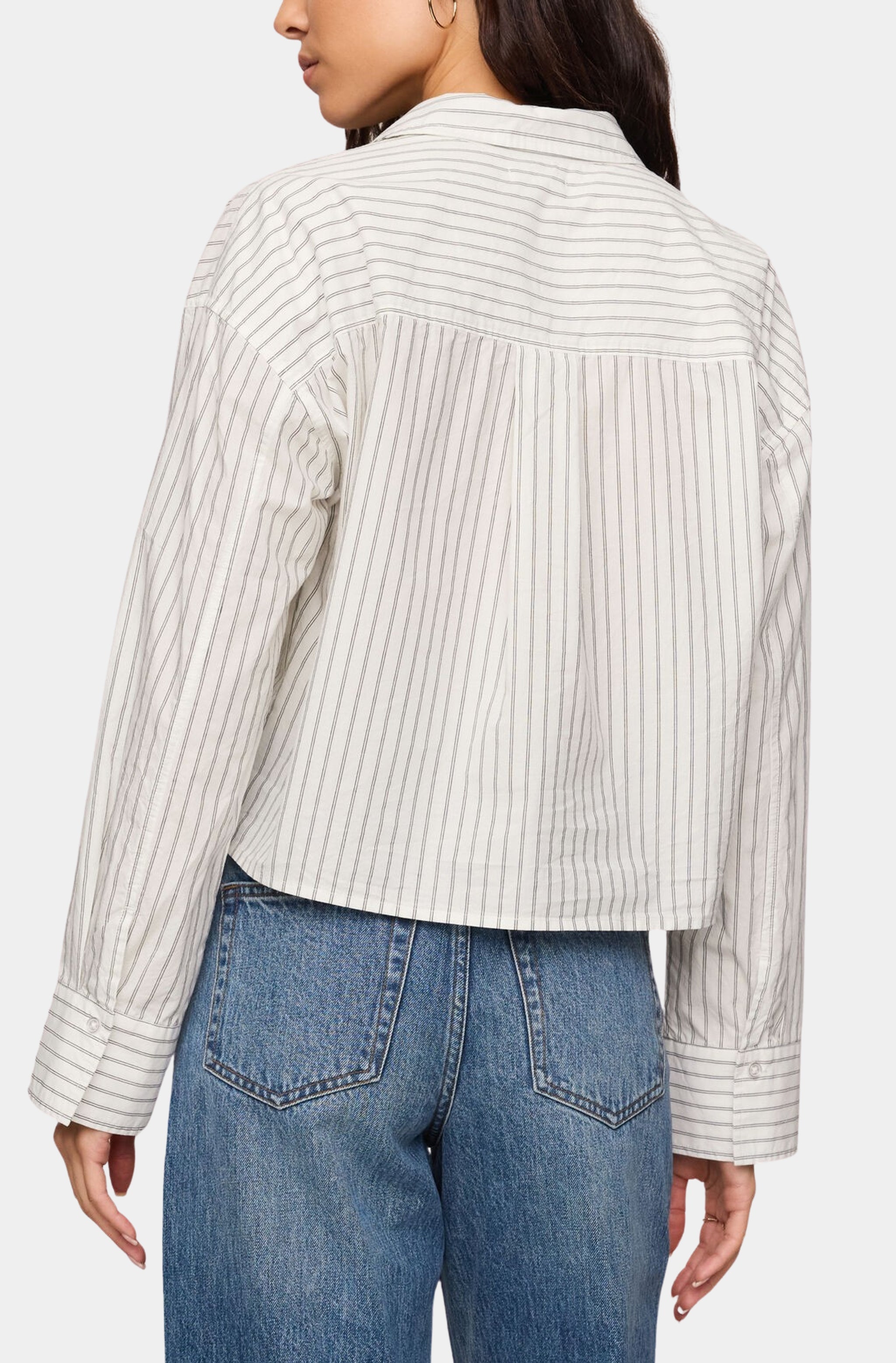 Favorite Striped Button Up Top
