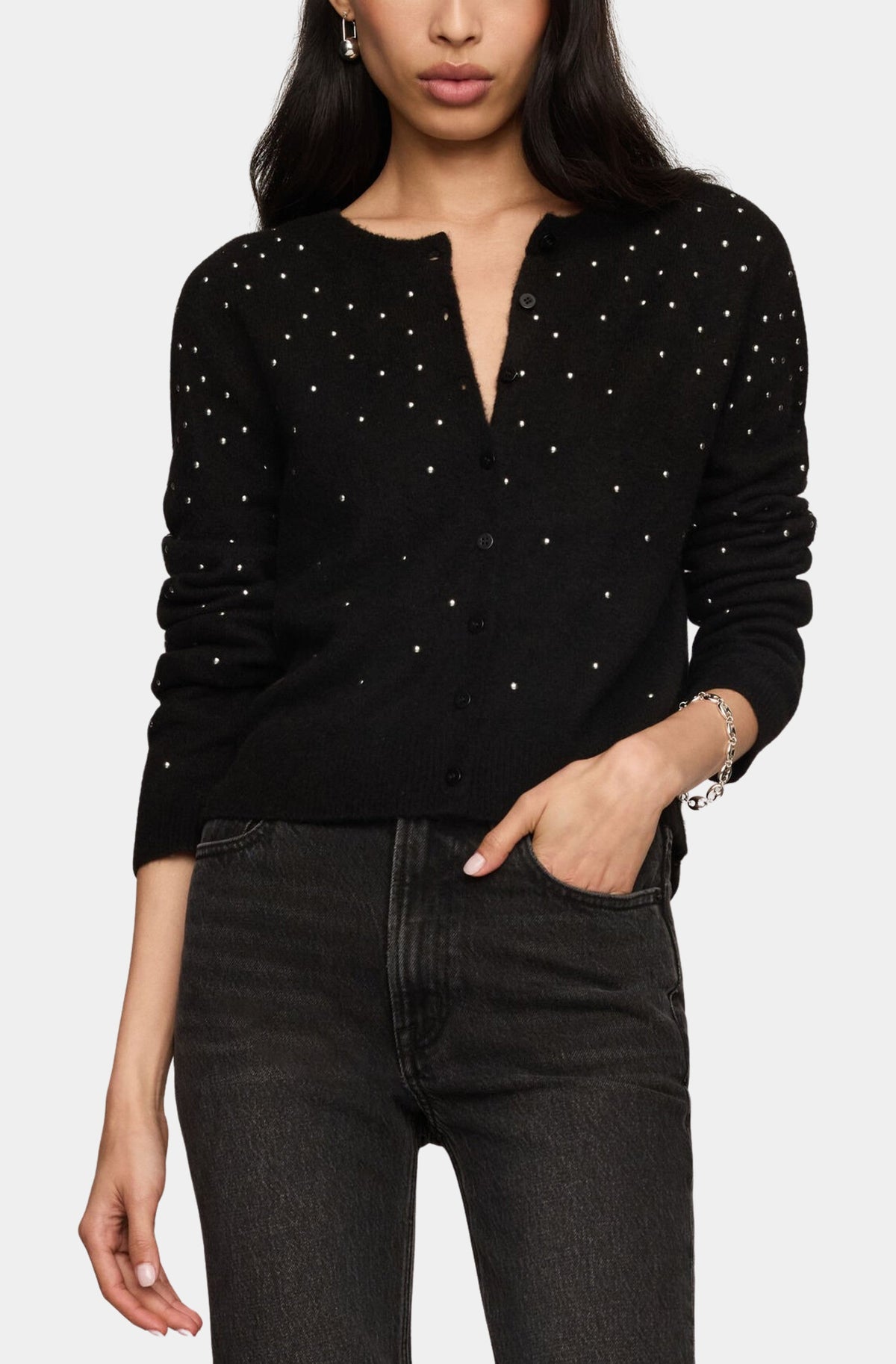 Medina Studded Cardigan