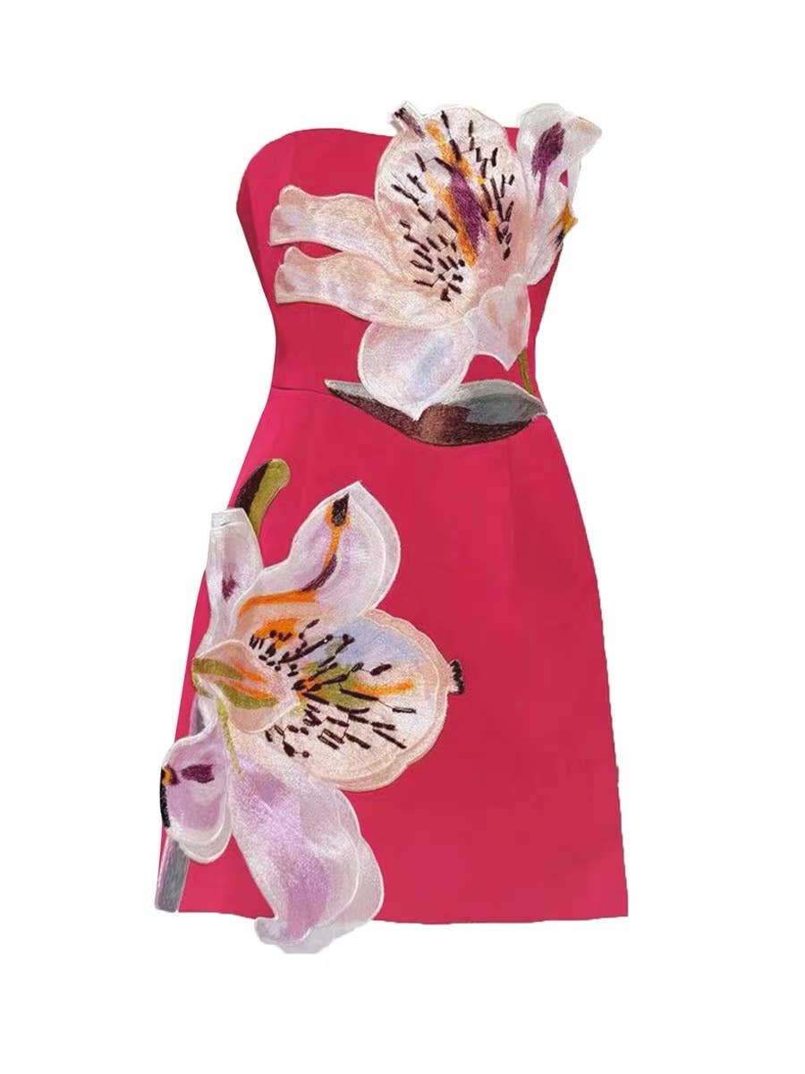 Kristen Floral Applique Mini