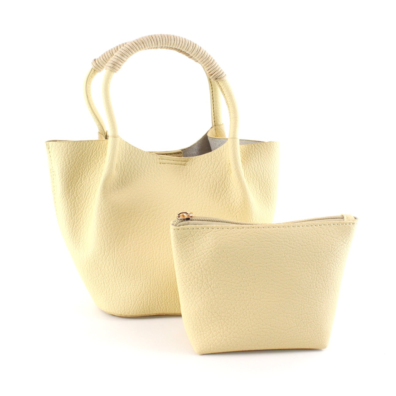 Small Tote Crossbody Bag w/Cosmetic Pouch