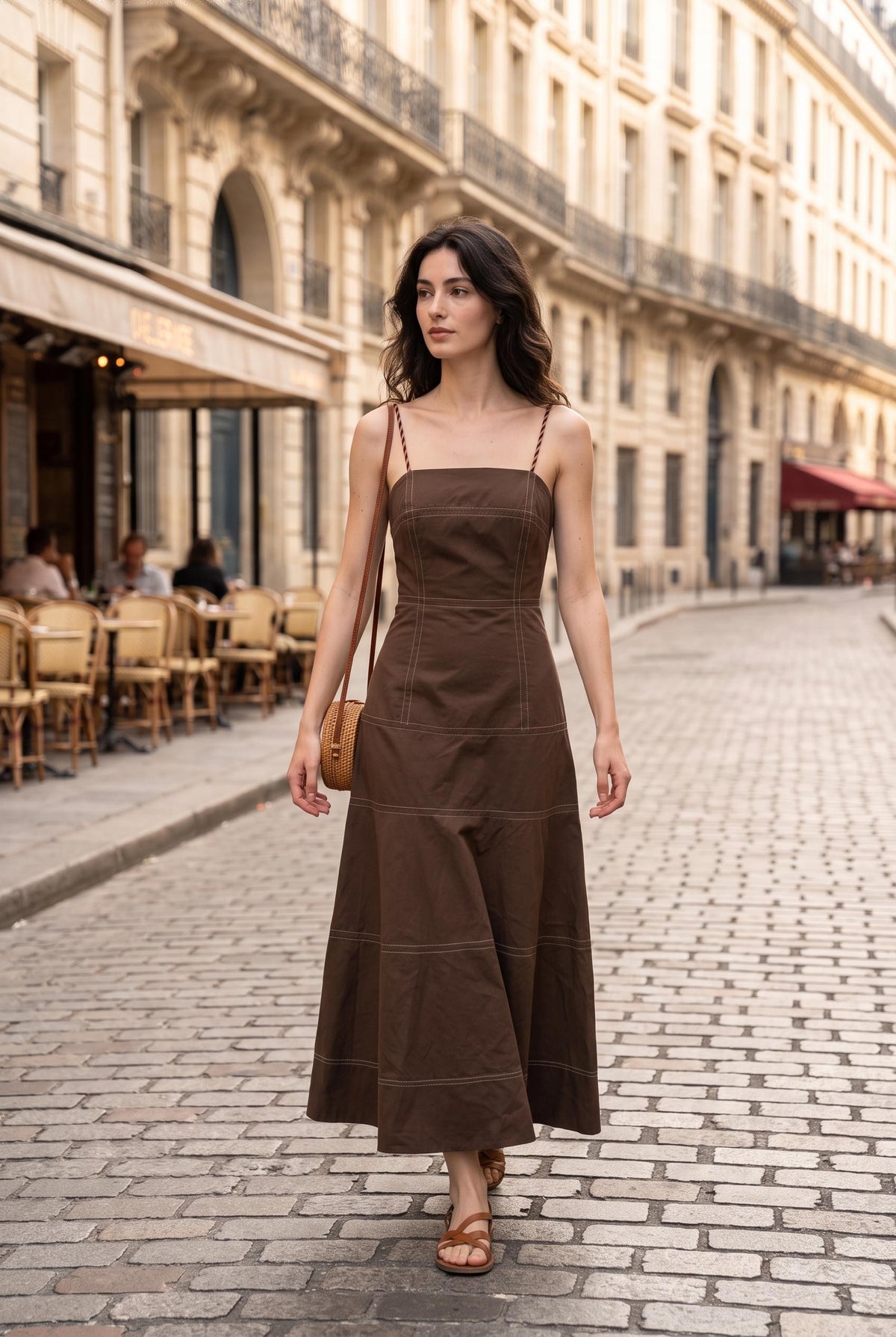 Alexandra Brick Maxi